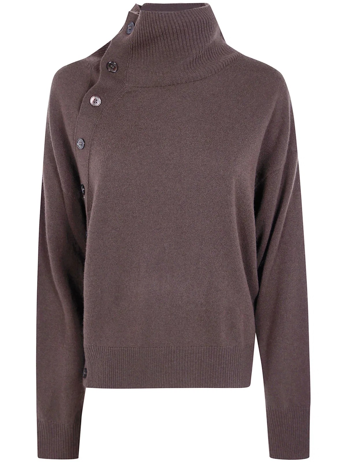 Wool Cashmere Blend Turtle Neck Sweater