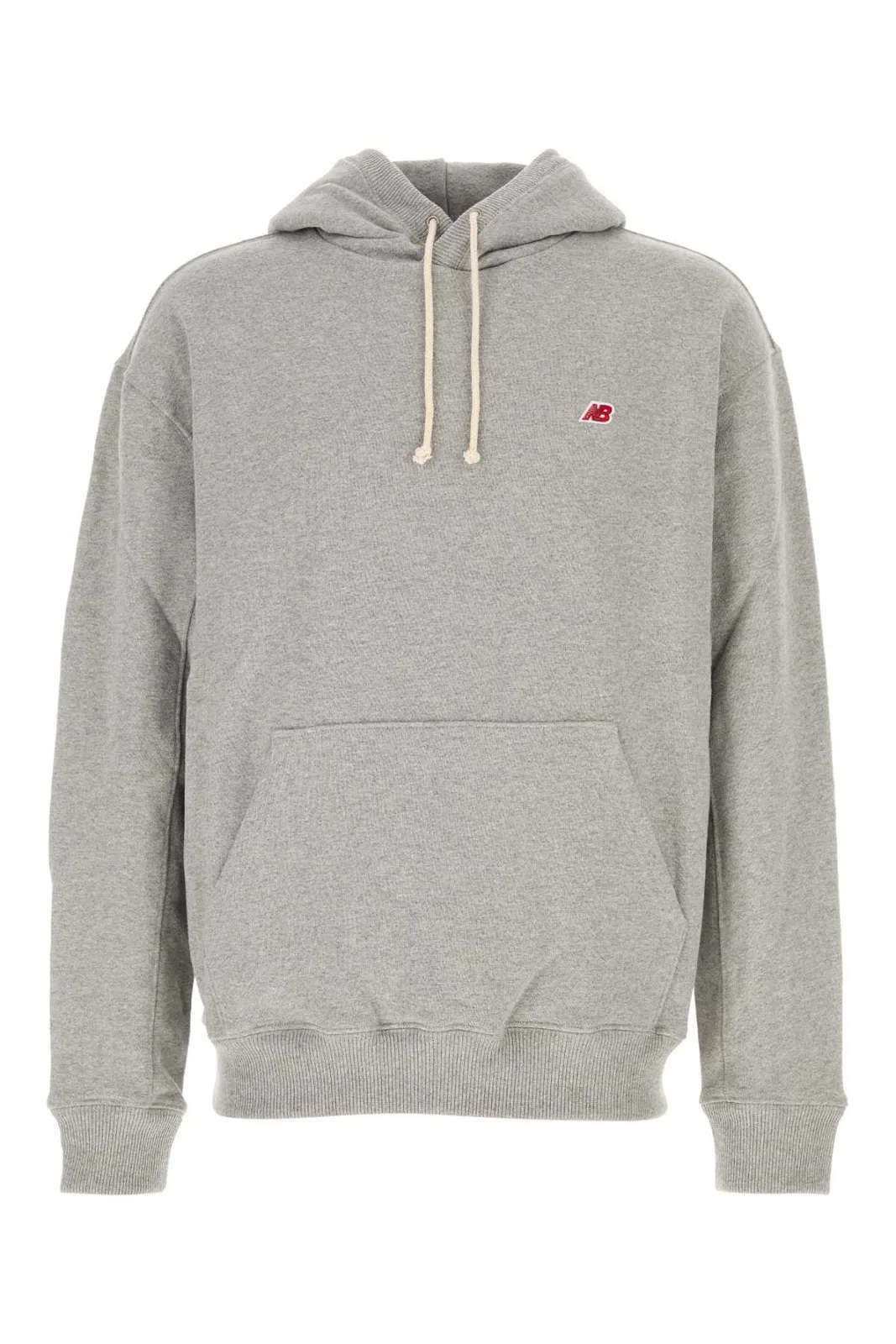 Melange Grey Cotton Blend Sweatshirt