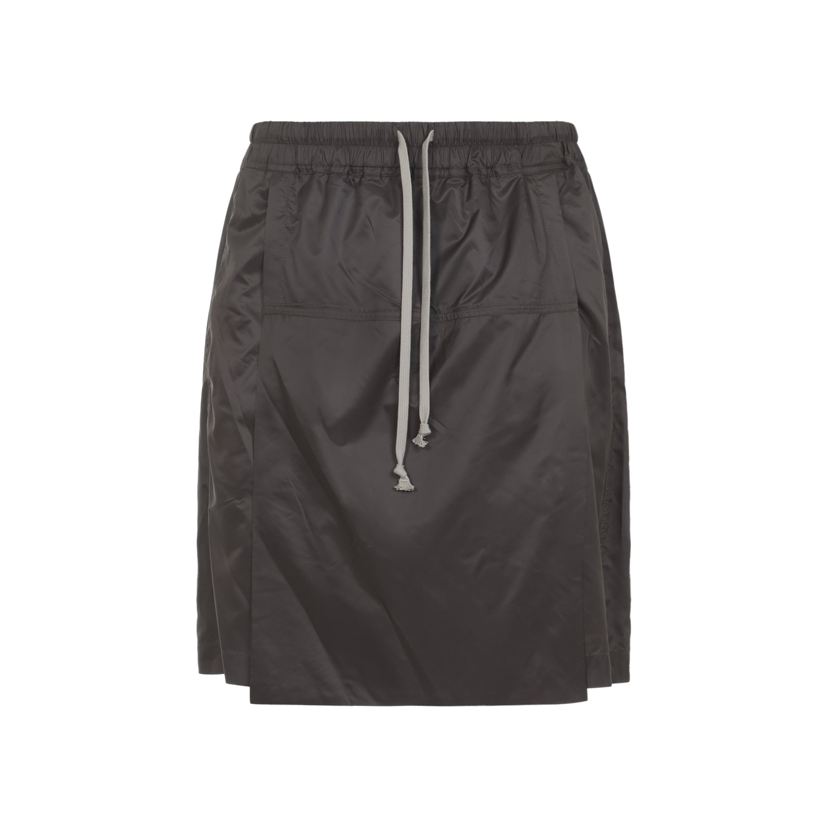 Grey Polyamide Woven Kiltshorts