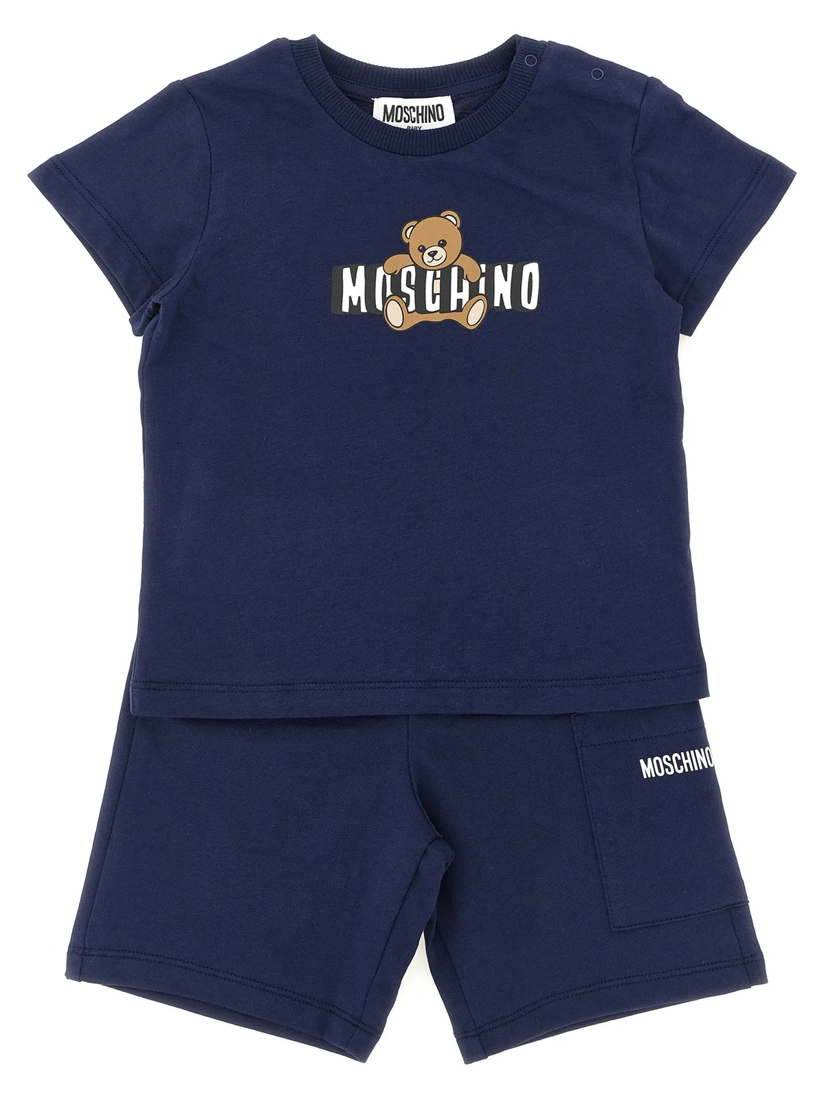 Baby 'Moschino Teddy Bear' T-Shirt + Bermuda Suits
