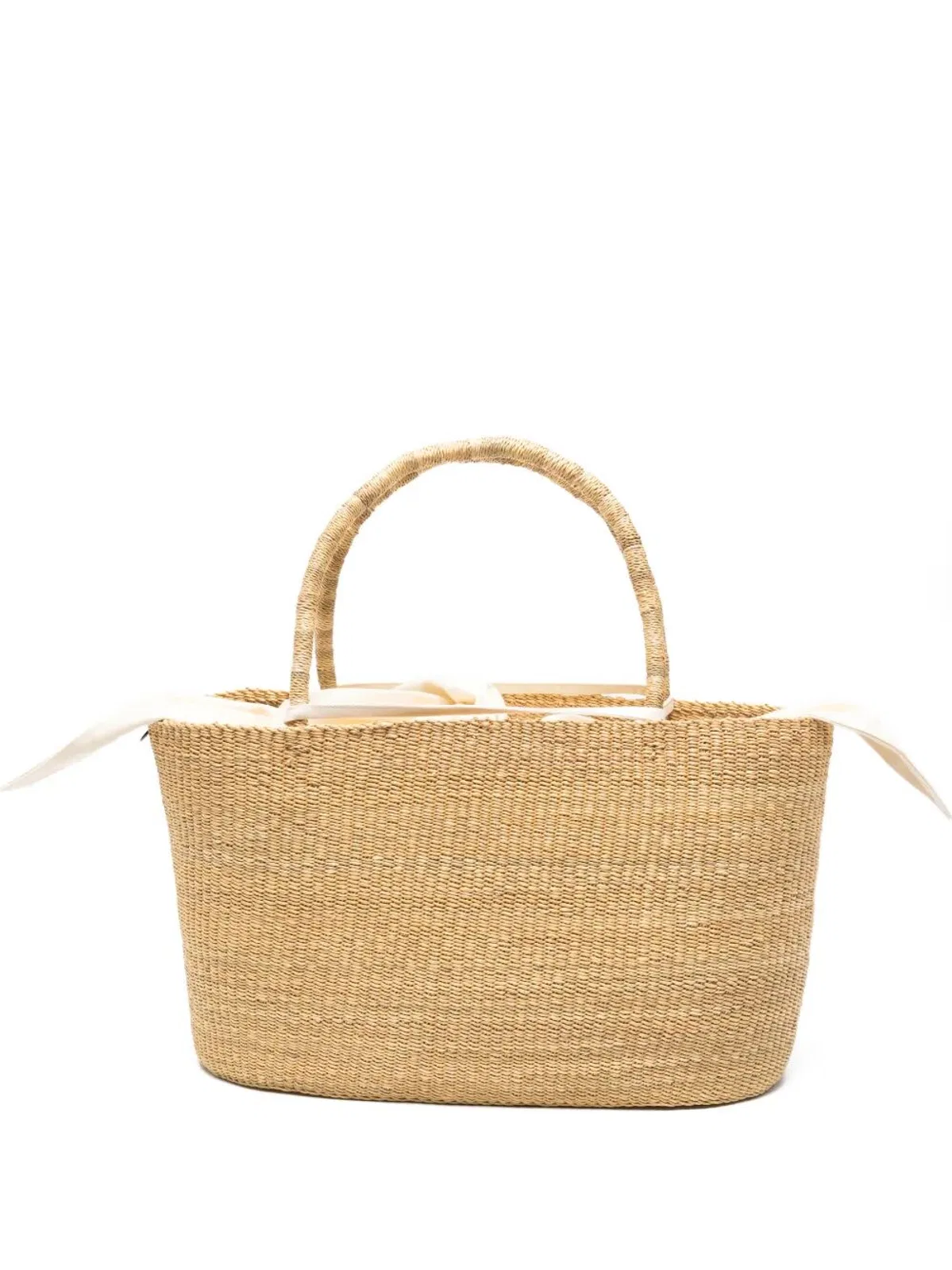 "Maxi Echo" Straw Bag