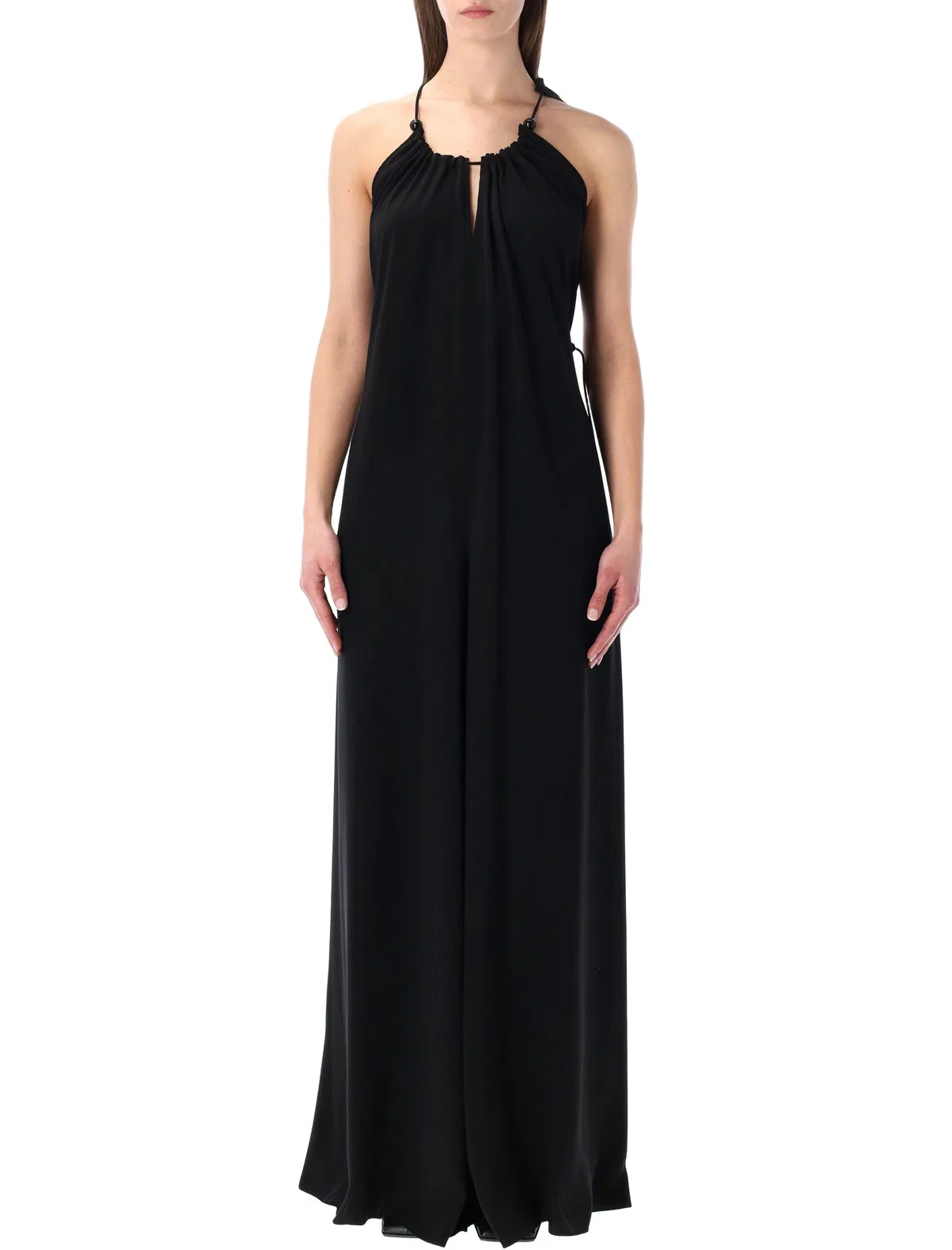 Alamaro Fluid Satin Sleeveless Jumpsuit