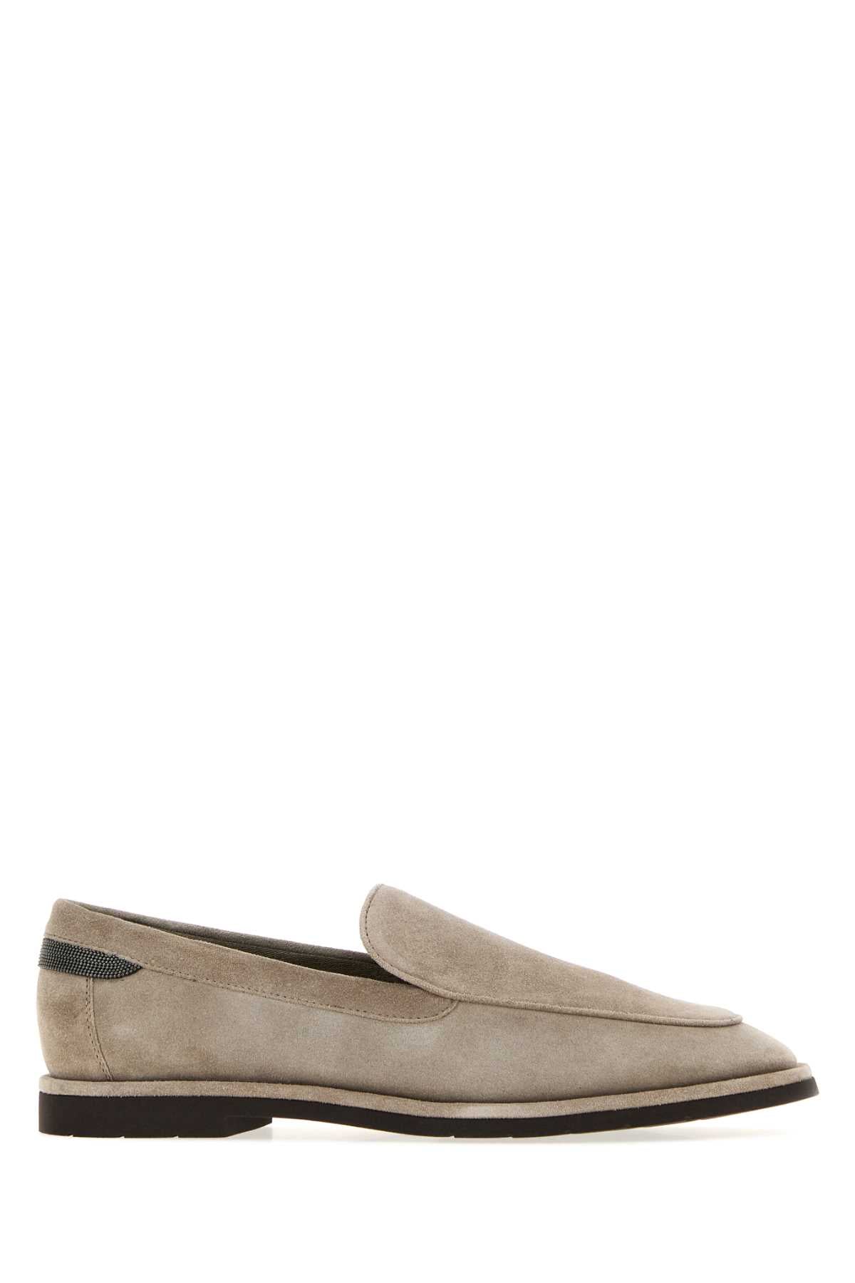 Sand Suede Loafers