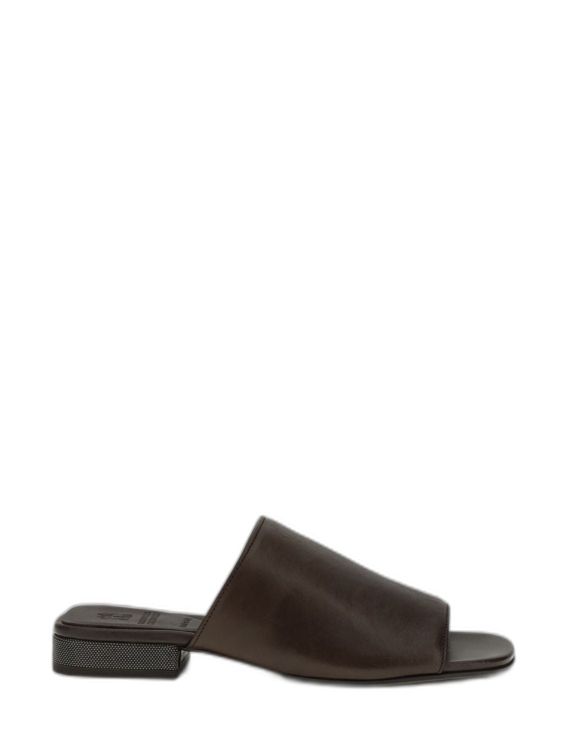 Riding Calfskin Mules With Jewellery