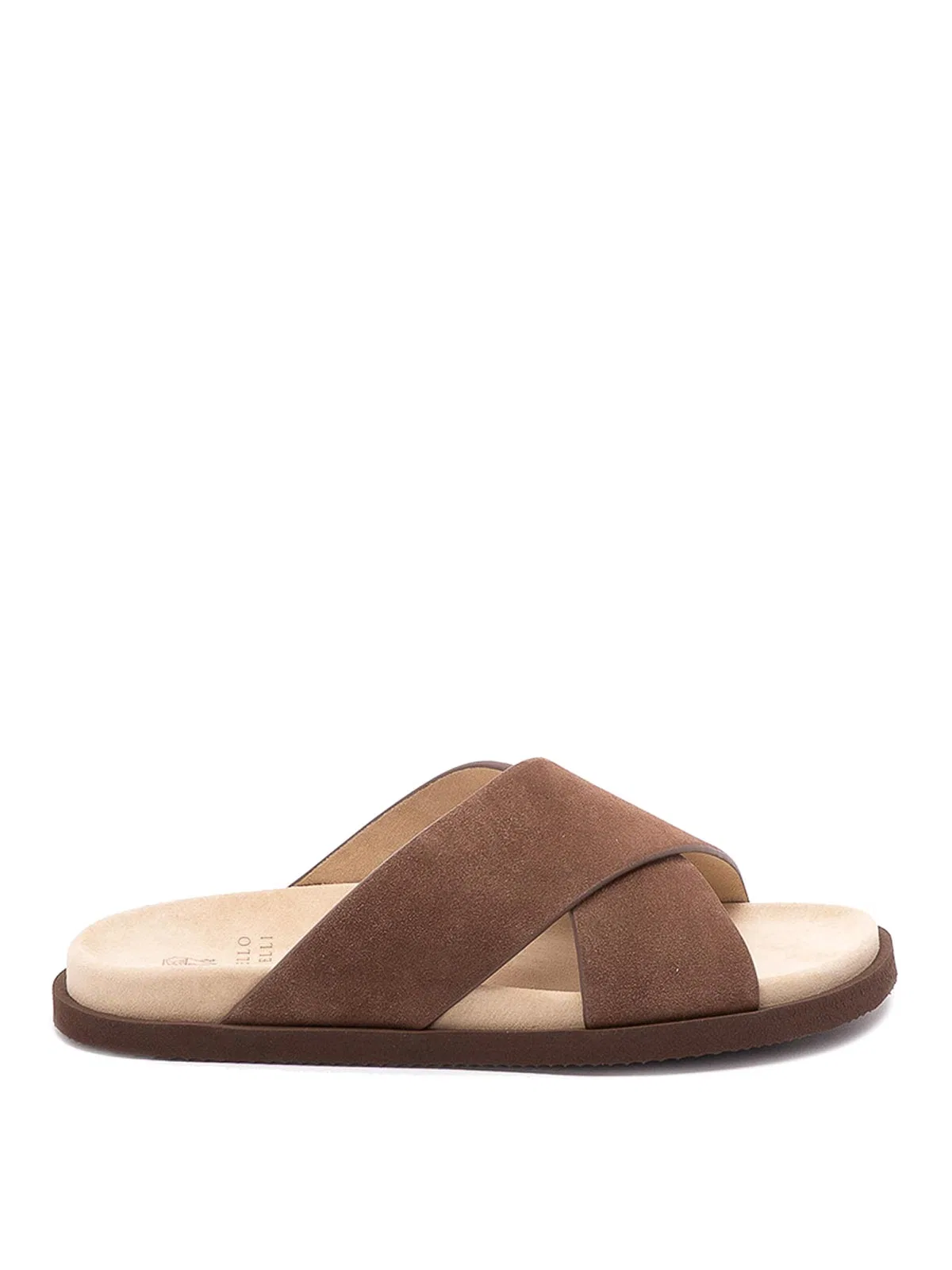 Grey Calfskin Sandals