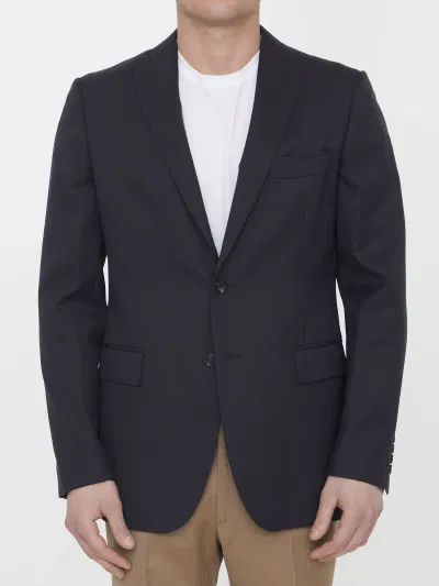 Single-Breasted Wool Jacket