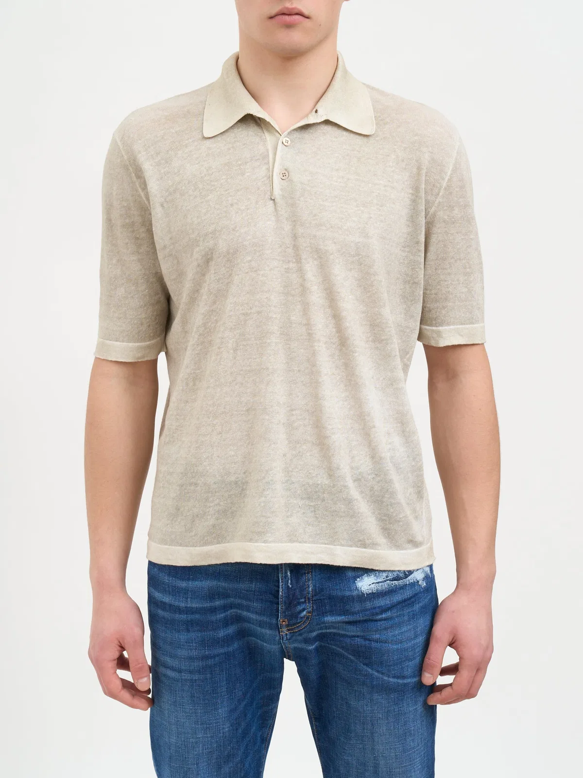 Hand Painted S/S Polo Shirt