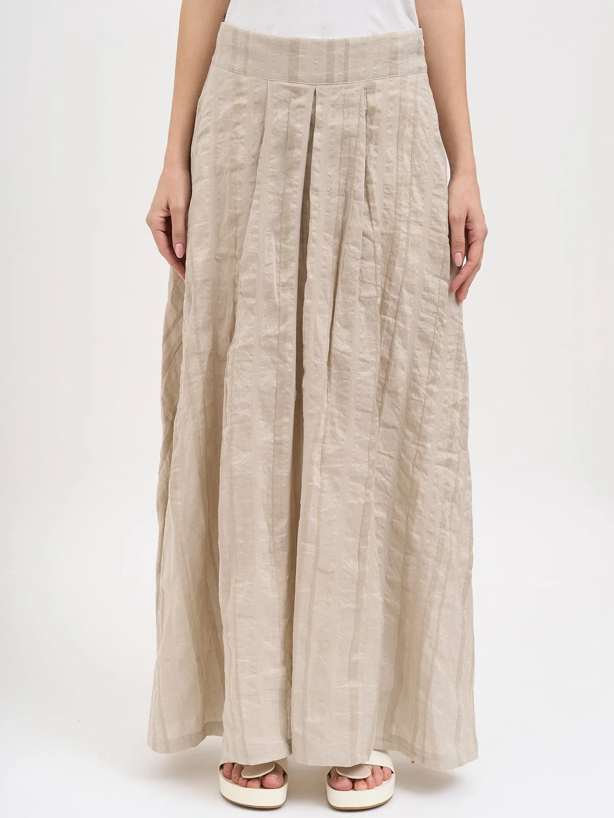 Long Linen Skirt