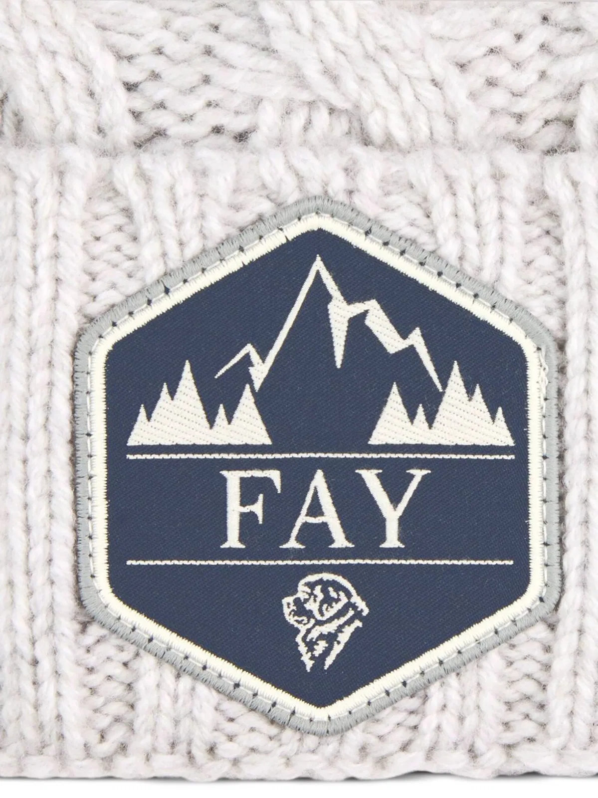 Fay Grey Wool Hat In Gray