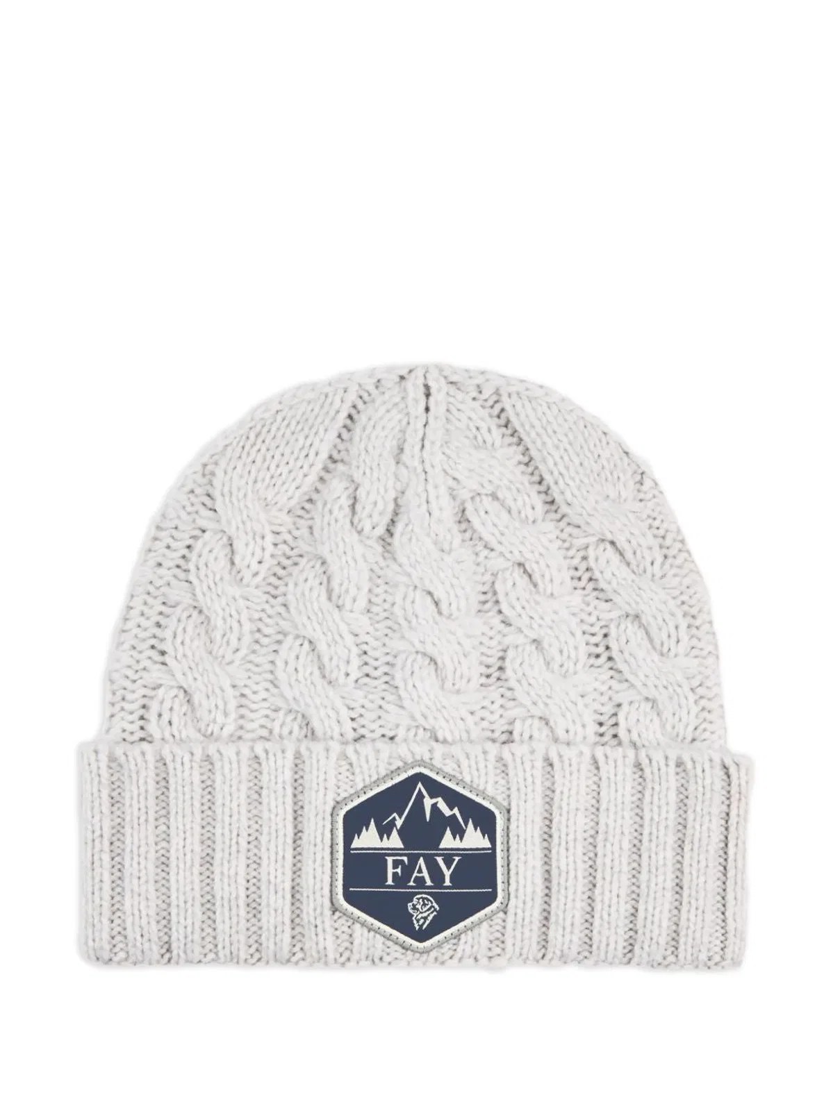 Fay Grey Wool Hat In Gray