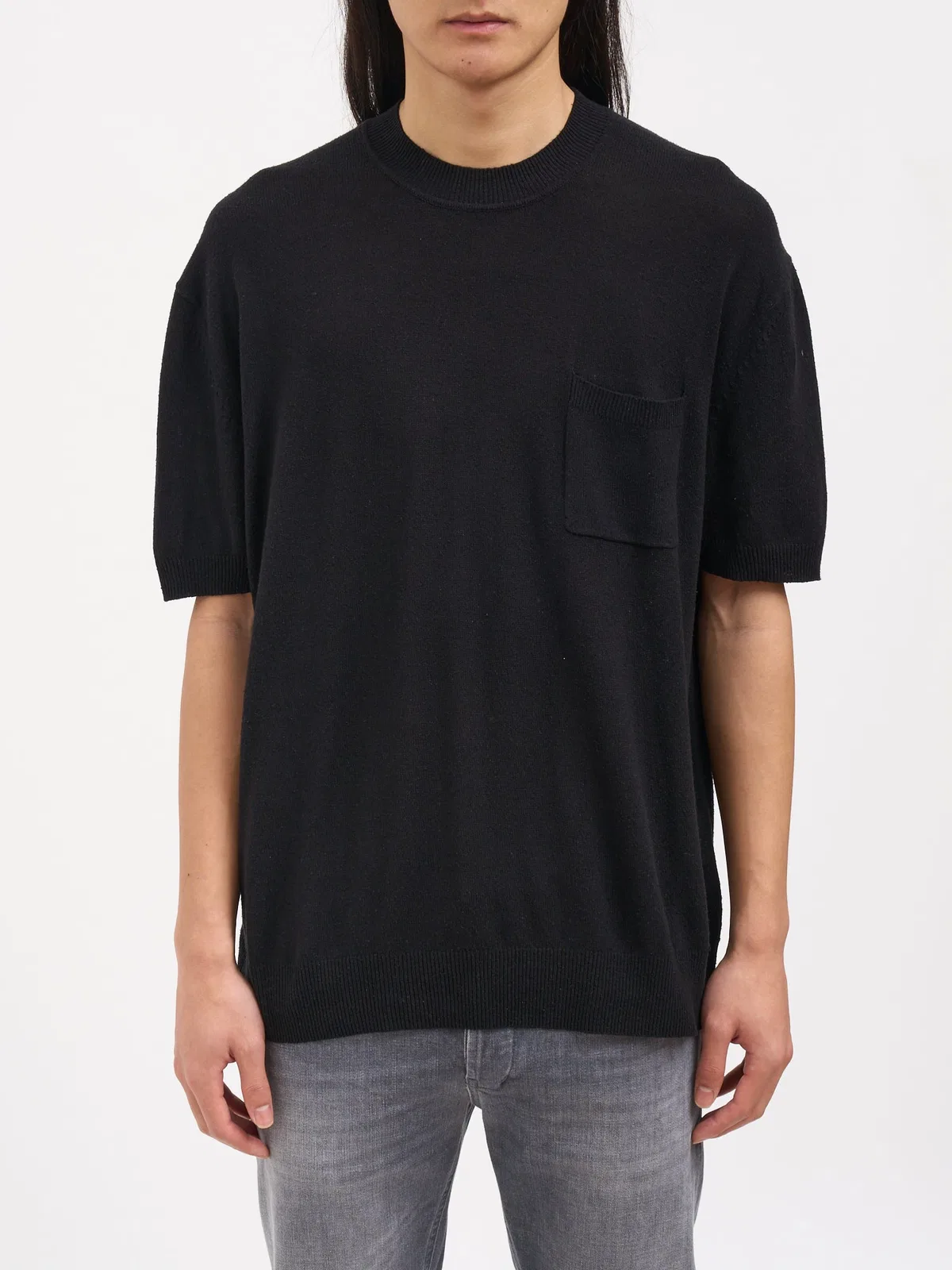 Crew Neck Silk Sweater
