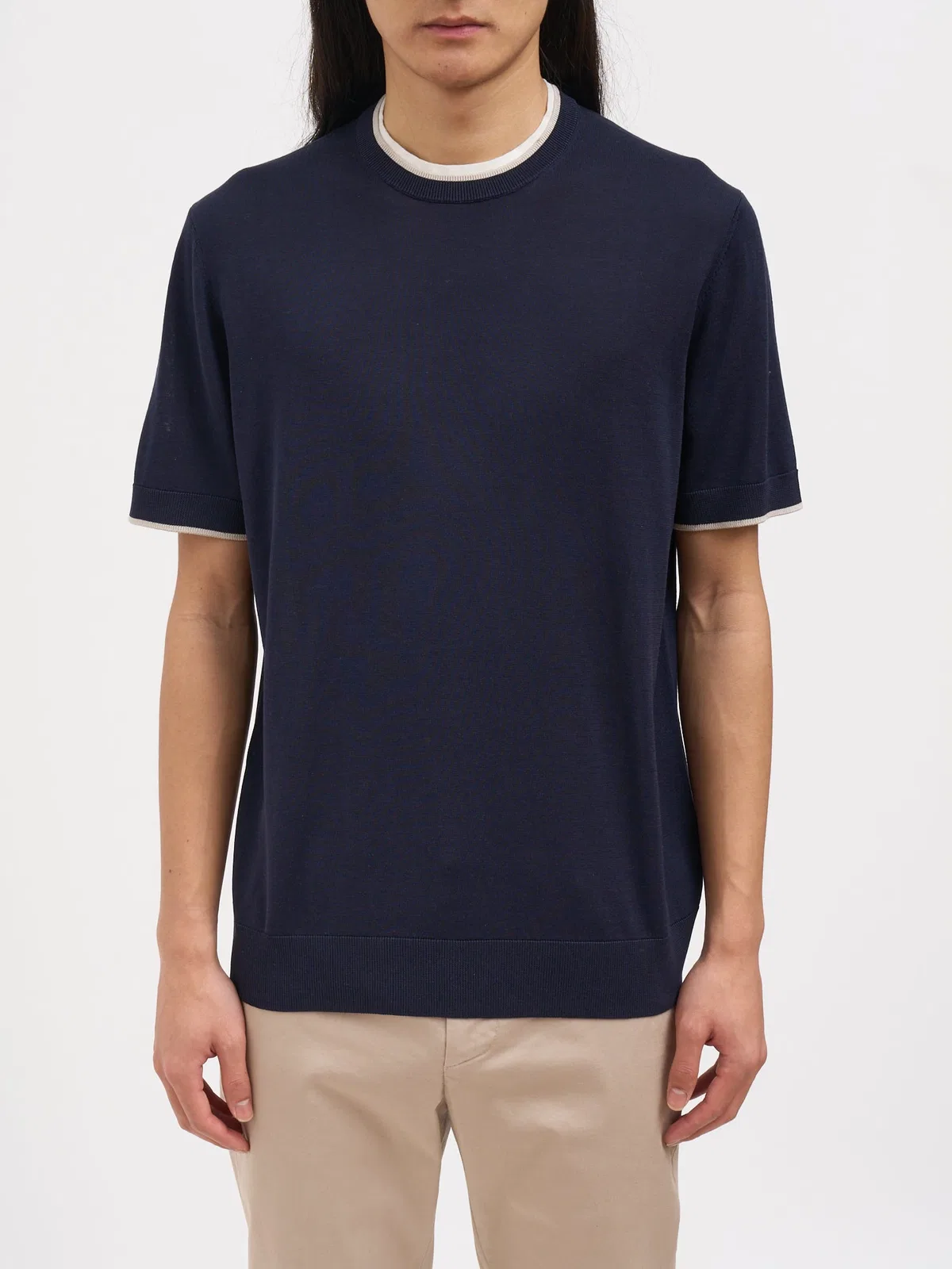 Crew Neck Silk Sweater