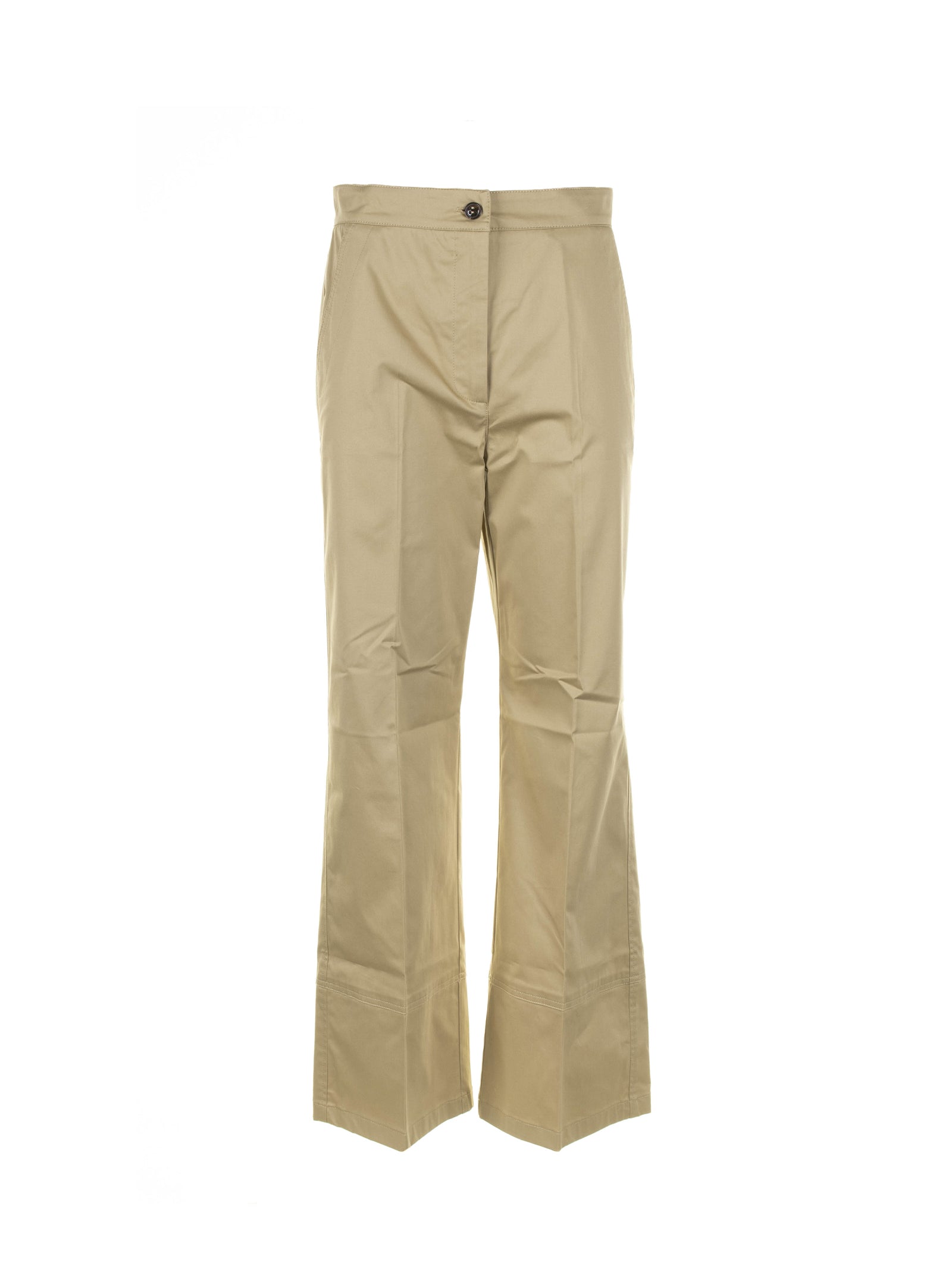 High-Waisted Wide Leg Trousers