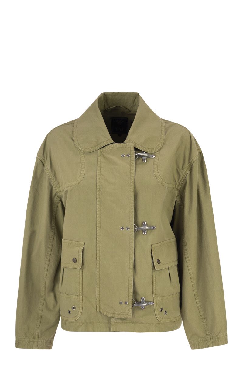 Olive Green Cotton Jacket