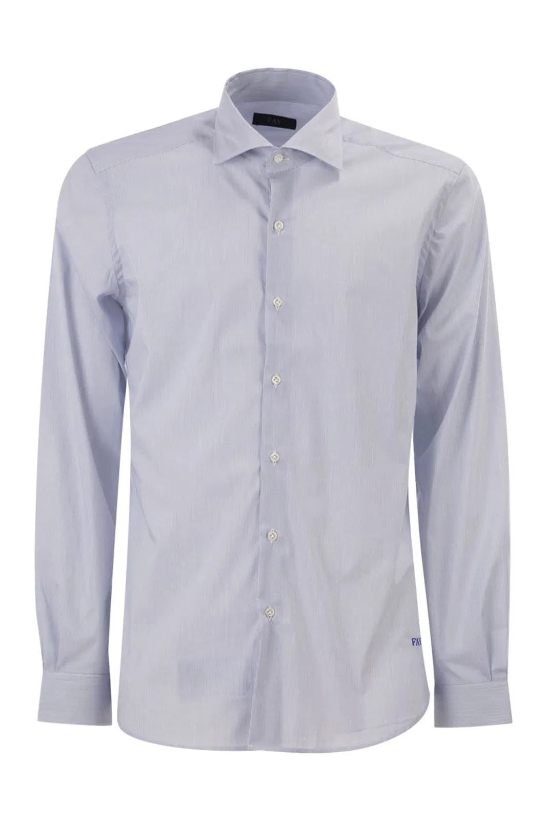 Regular Fit Shirt In Striped Stretch Jersey