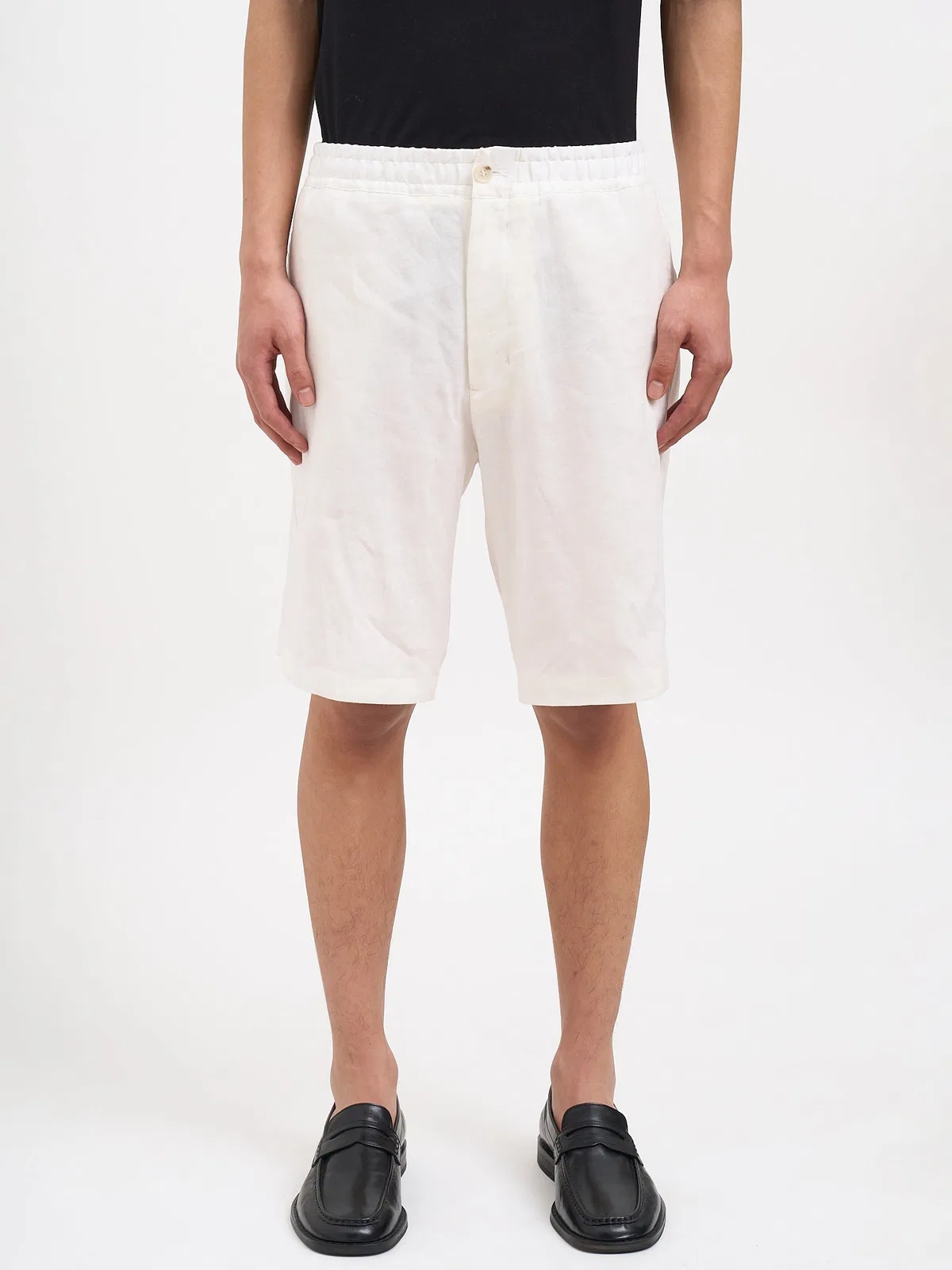 Linen And Viscose Bermuda