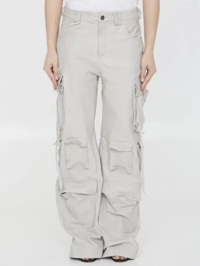 Leather Cargo Pants
