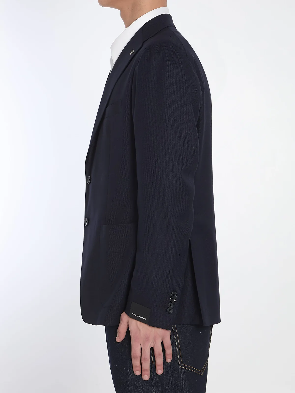 Tagliatore Single-breasted Jacket In Blue