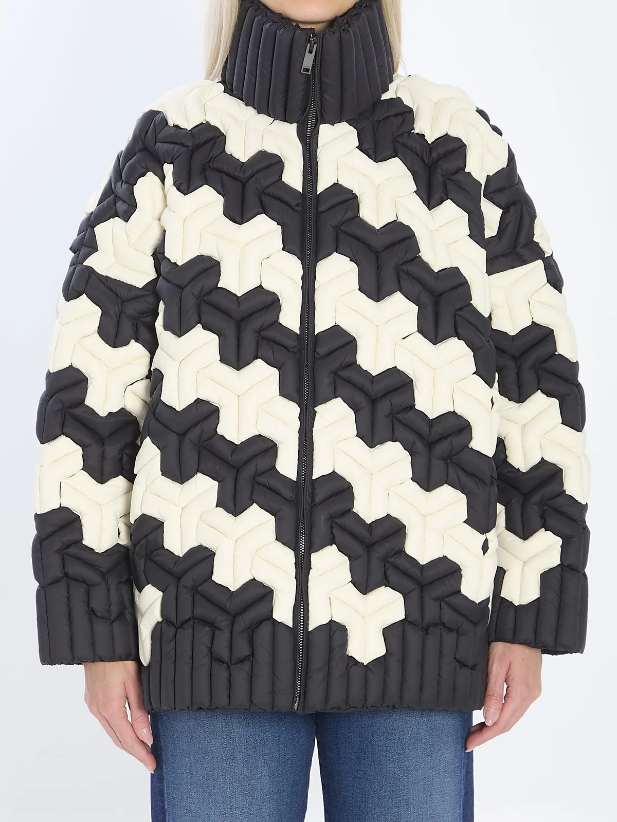 Black And White Puffer Jacket