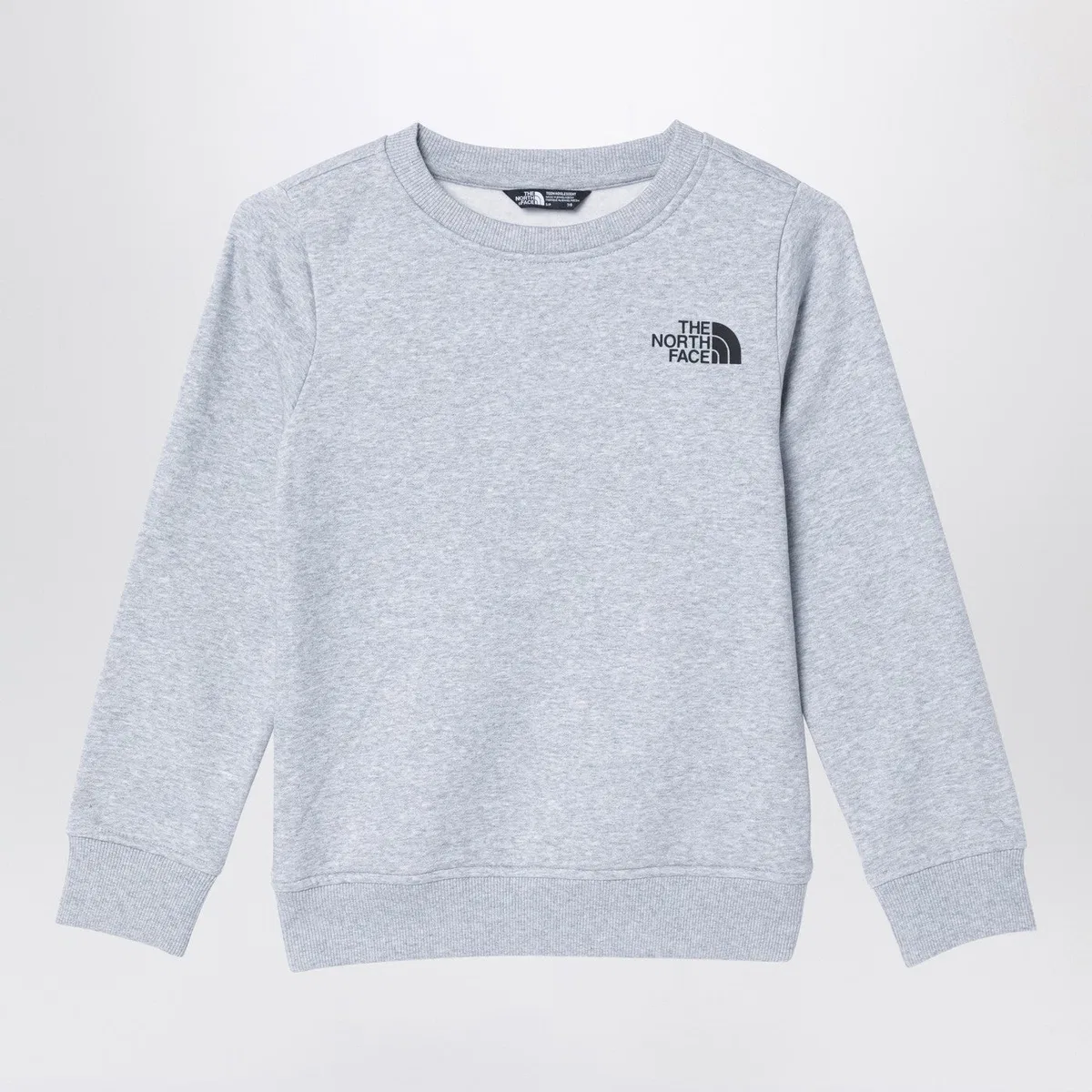 Grey Plush Cotton Sweatshirt