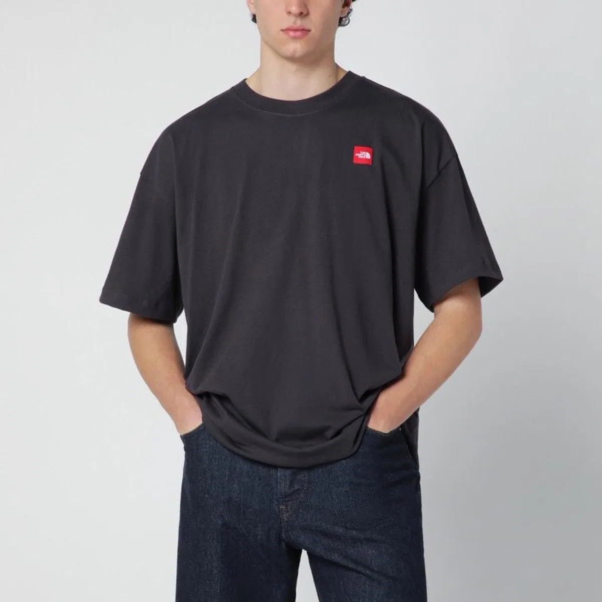 Black Tshirt With Logo Patch
