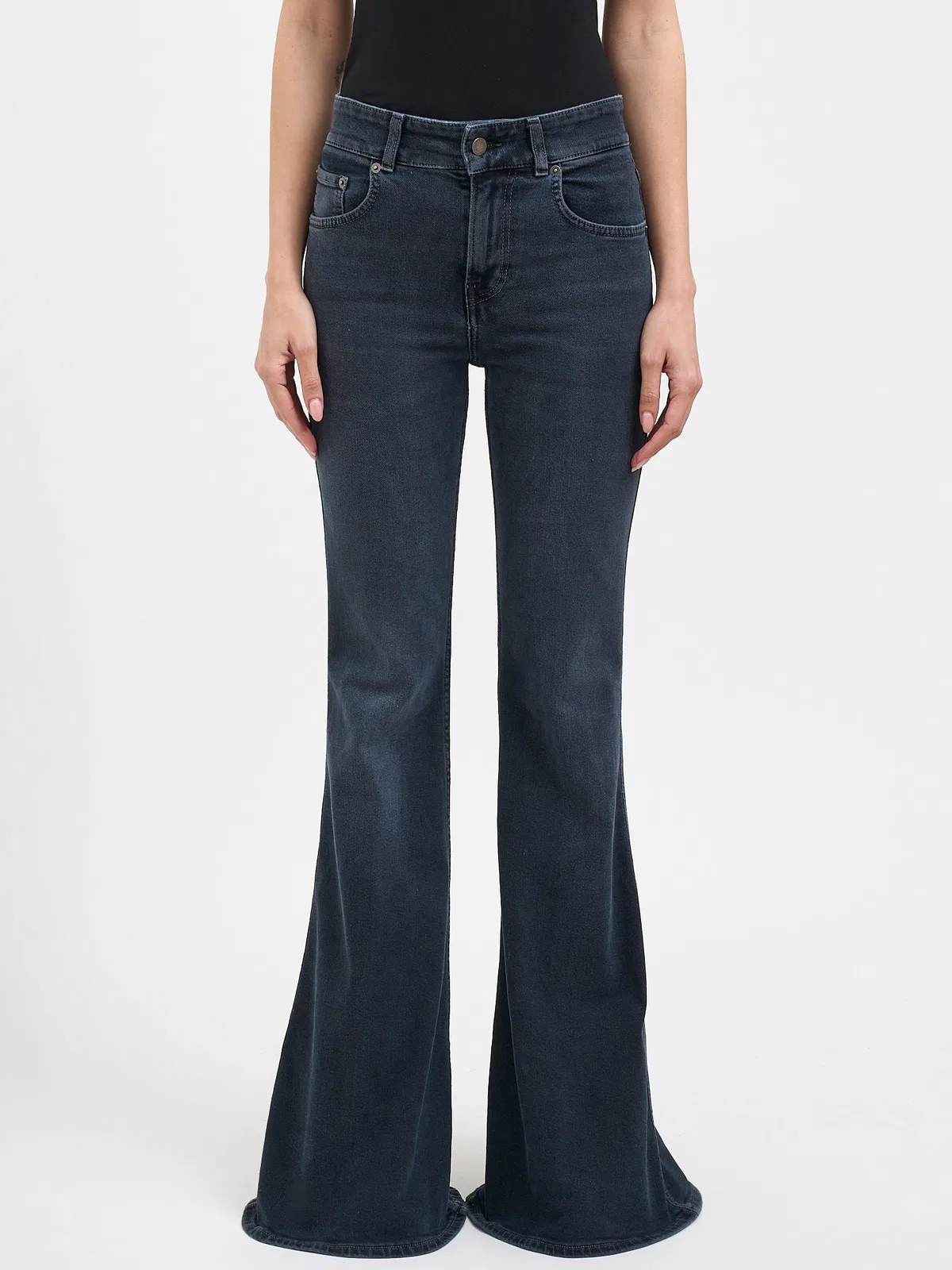 Haikure Farrah Black Moon Pants In Blue