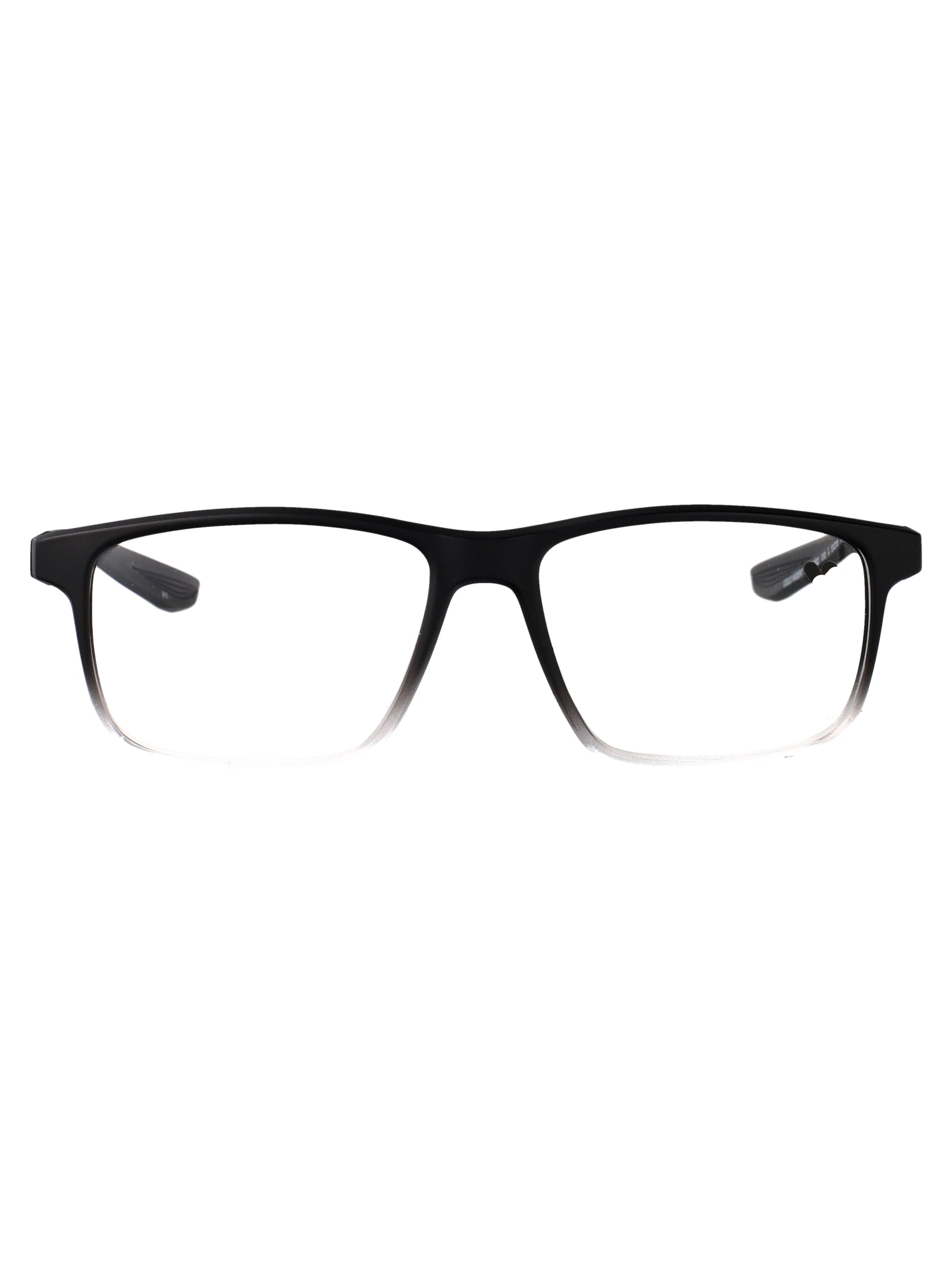 Matte Black/Clear Fade Acetate Glasses