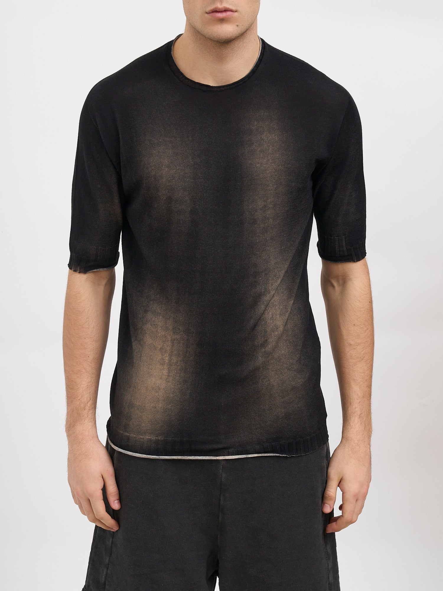 Crew Neck Cotton Sweater
