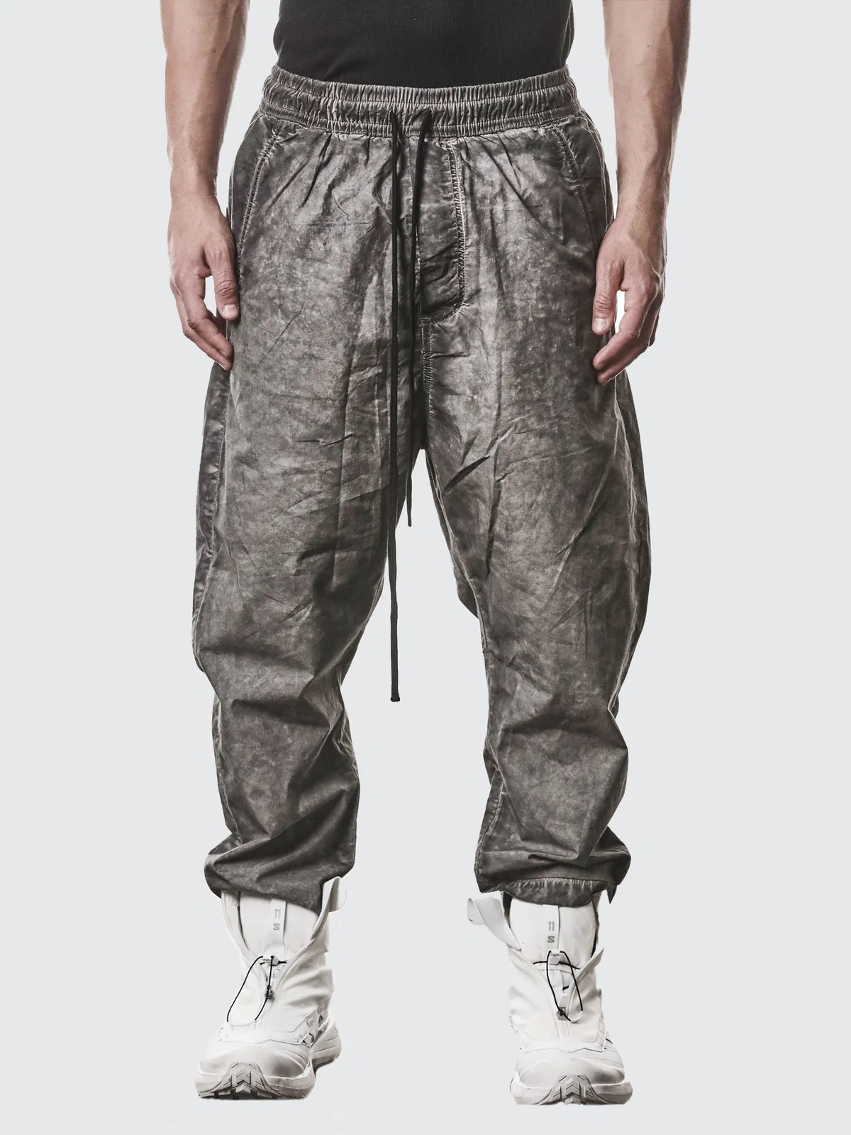 Pantalone Cavallo Basso In Cotone