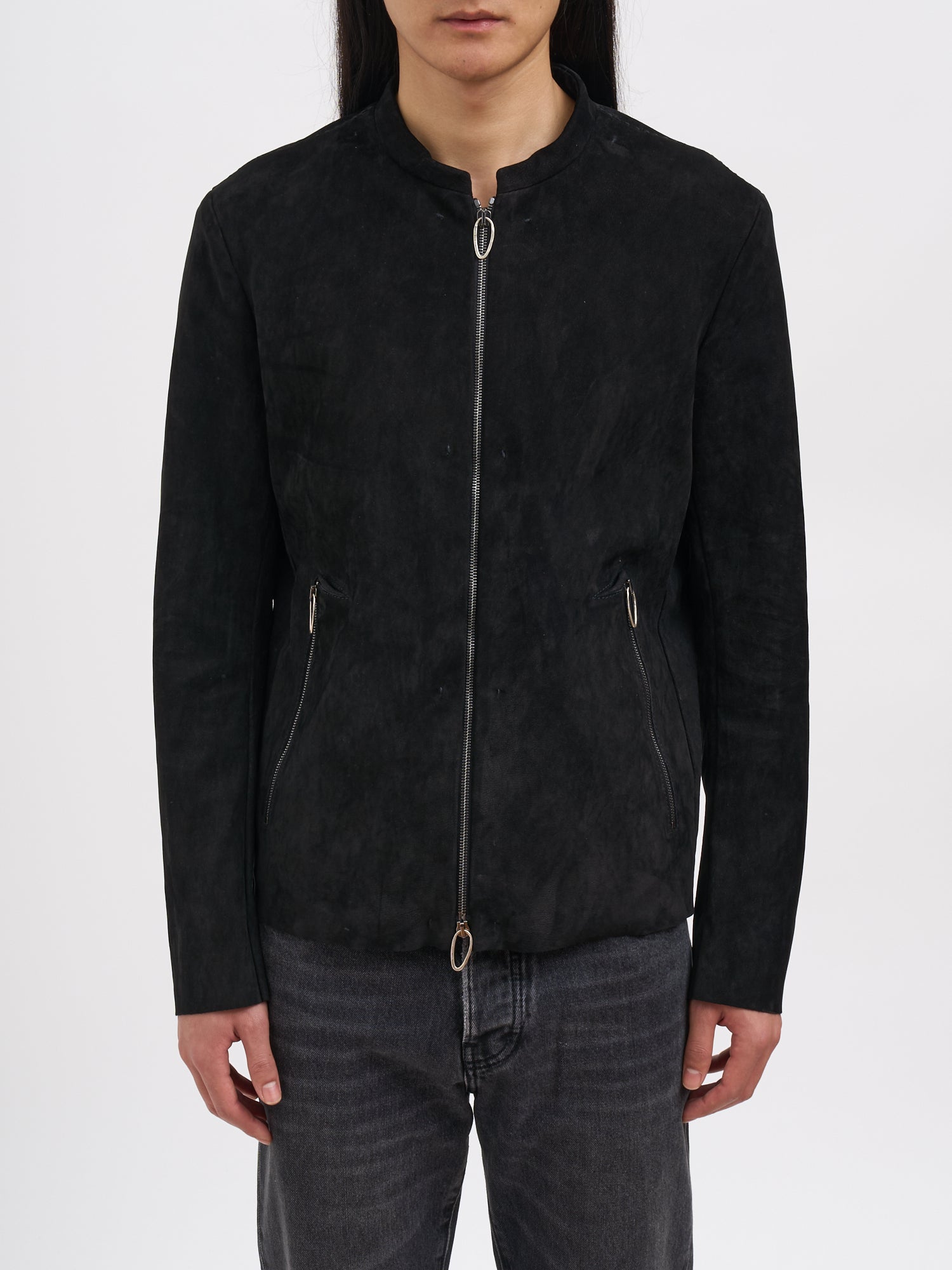 Stretch Leather Jacket