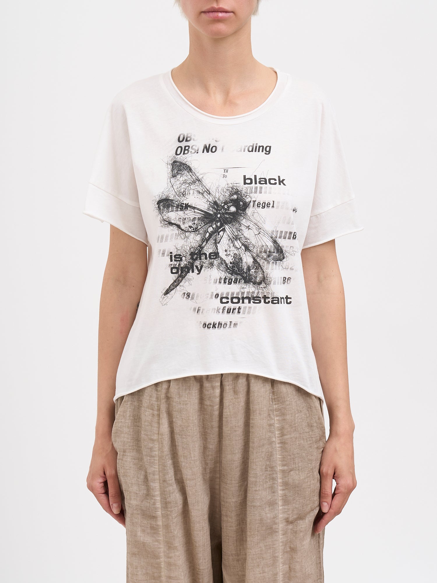 Cotton T-Shirt With Graphic Print