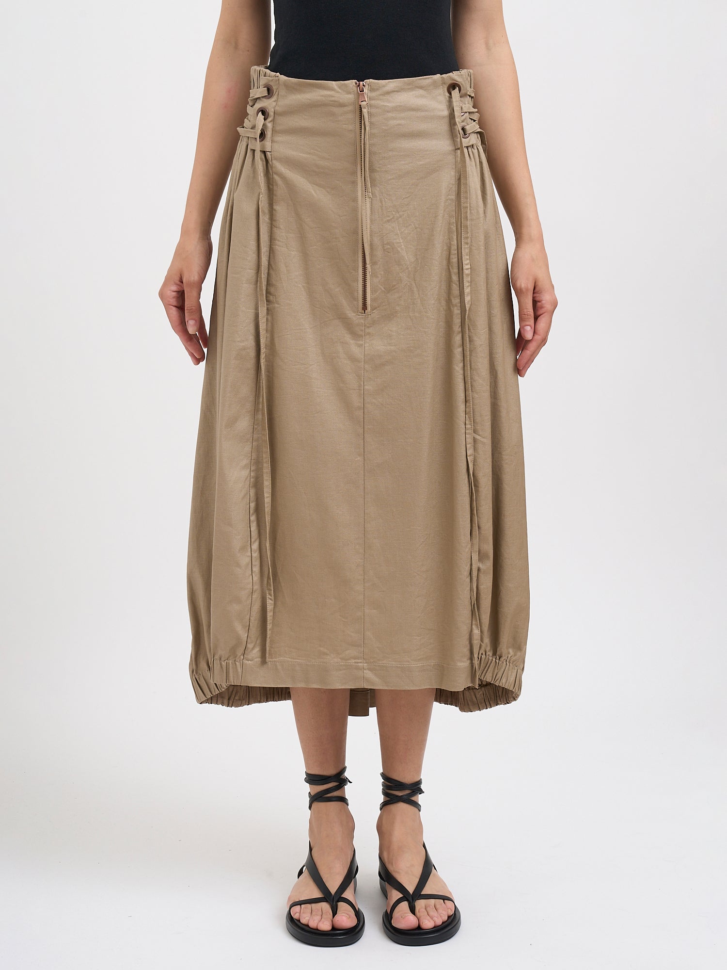 Aliosa Linen Spalmato Skirt