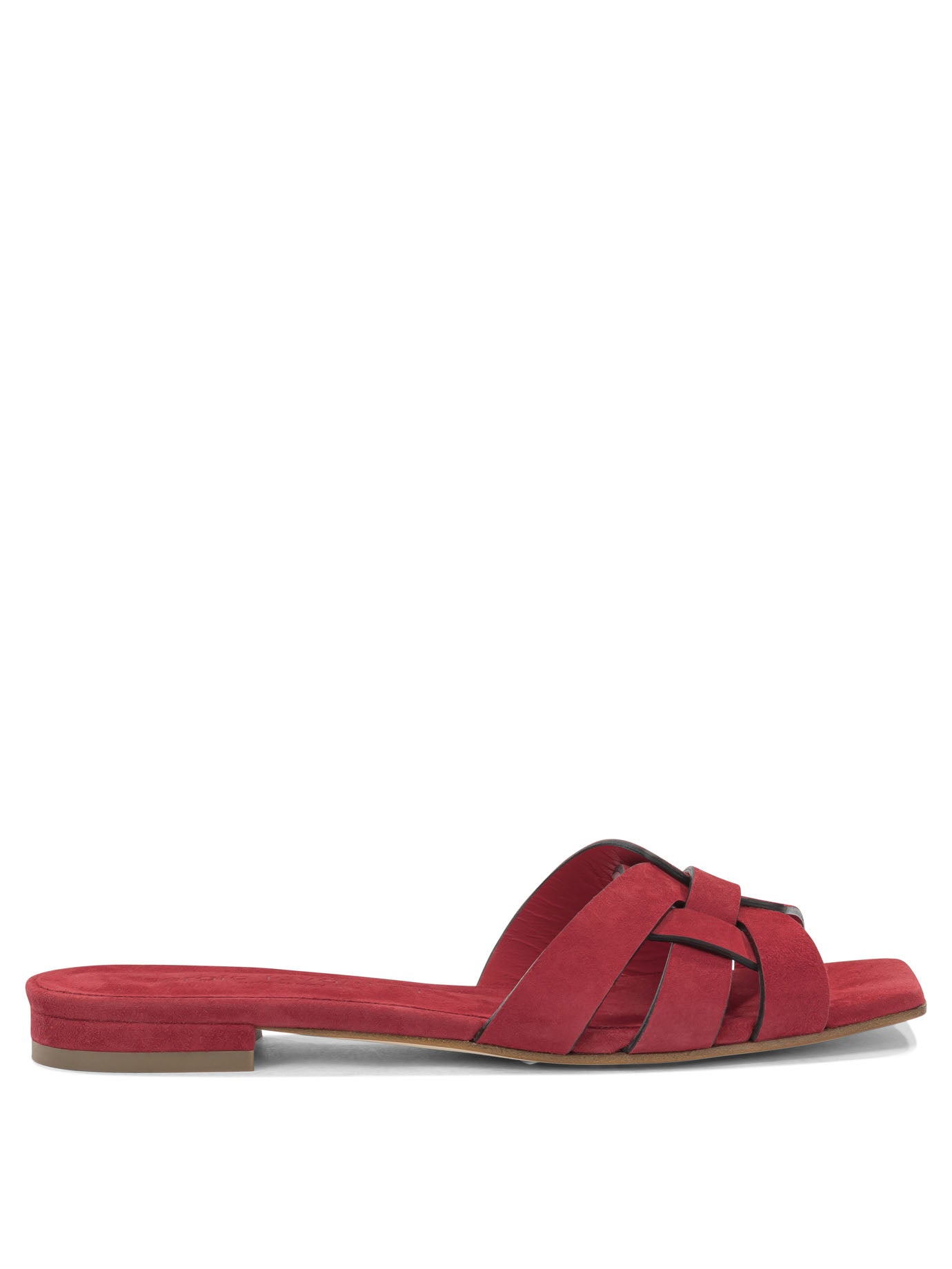 Red Leather Sandals
