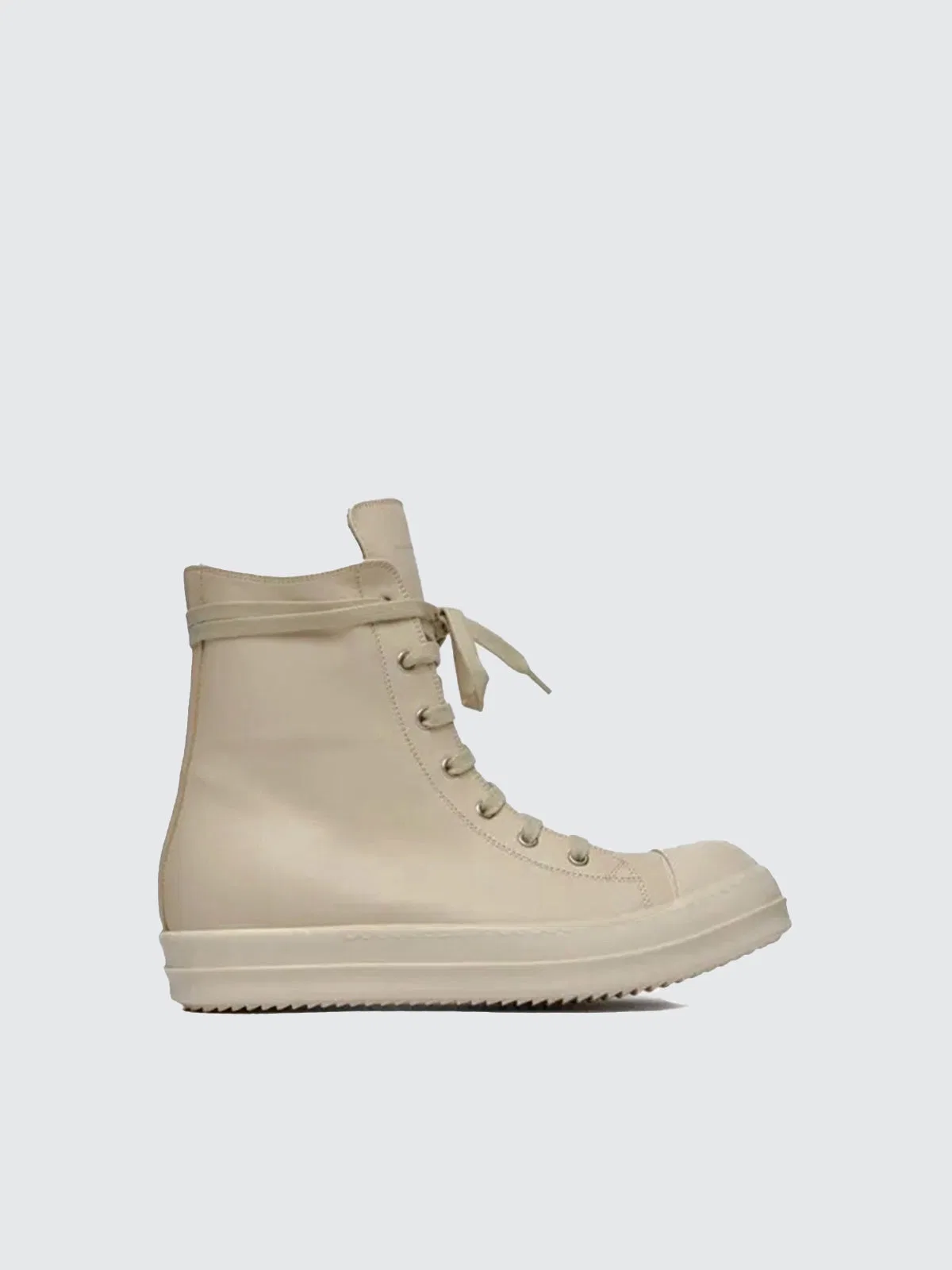 Rick Owens Hi-Top Leather Sneakers