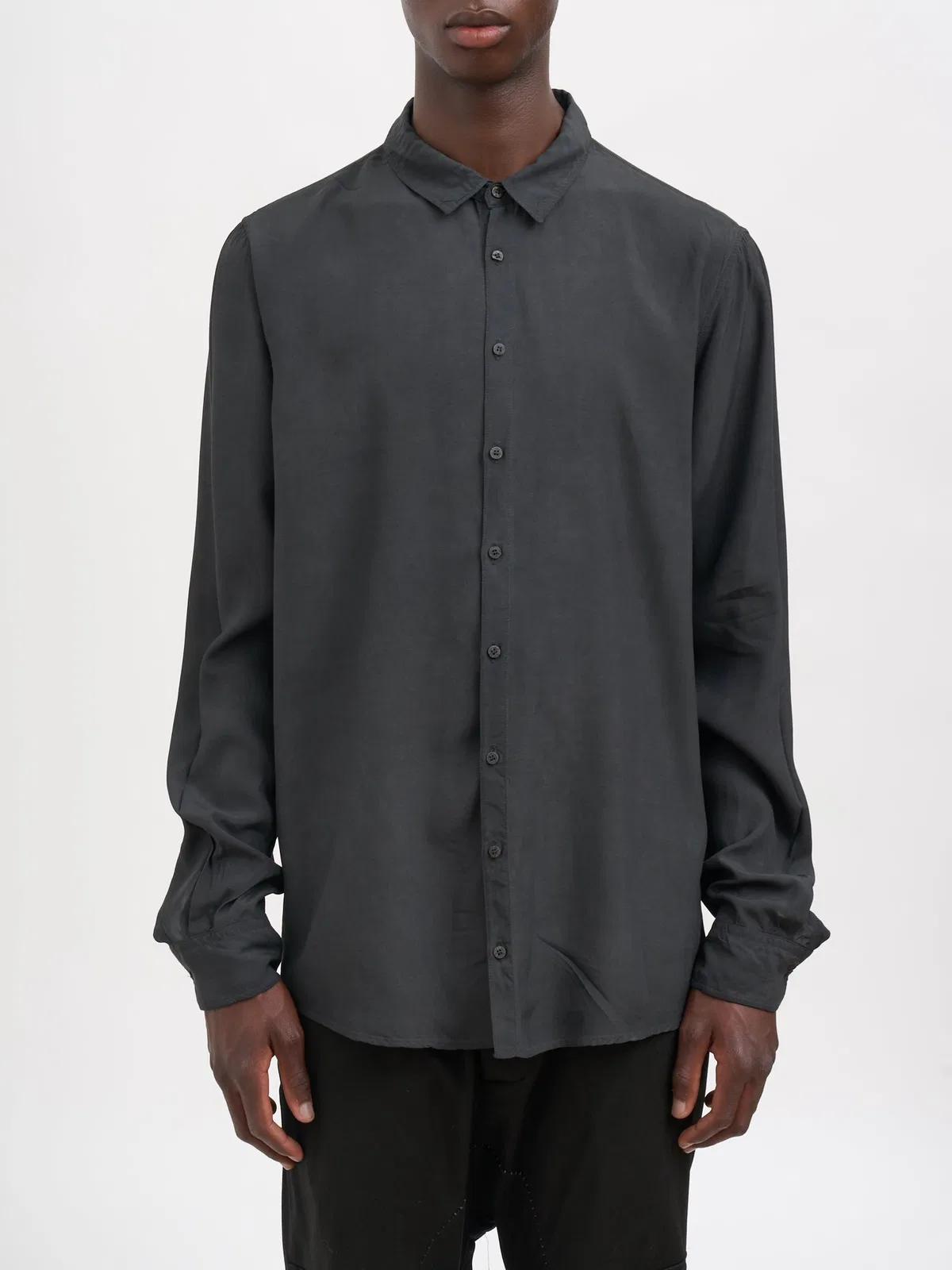 Regular Cotton And Cupro Shirt
