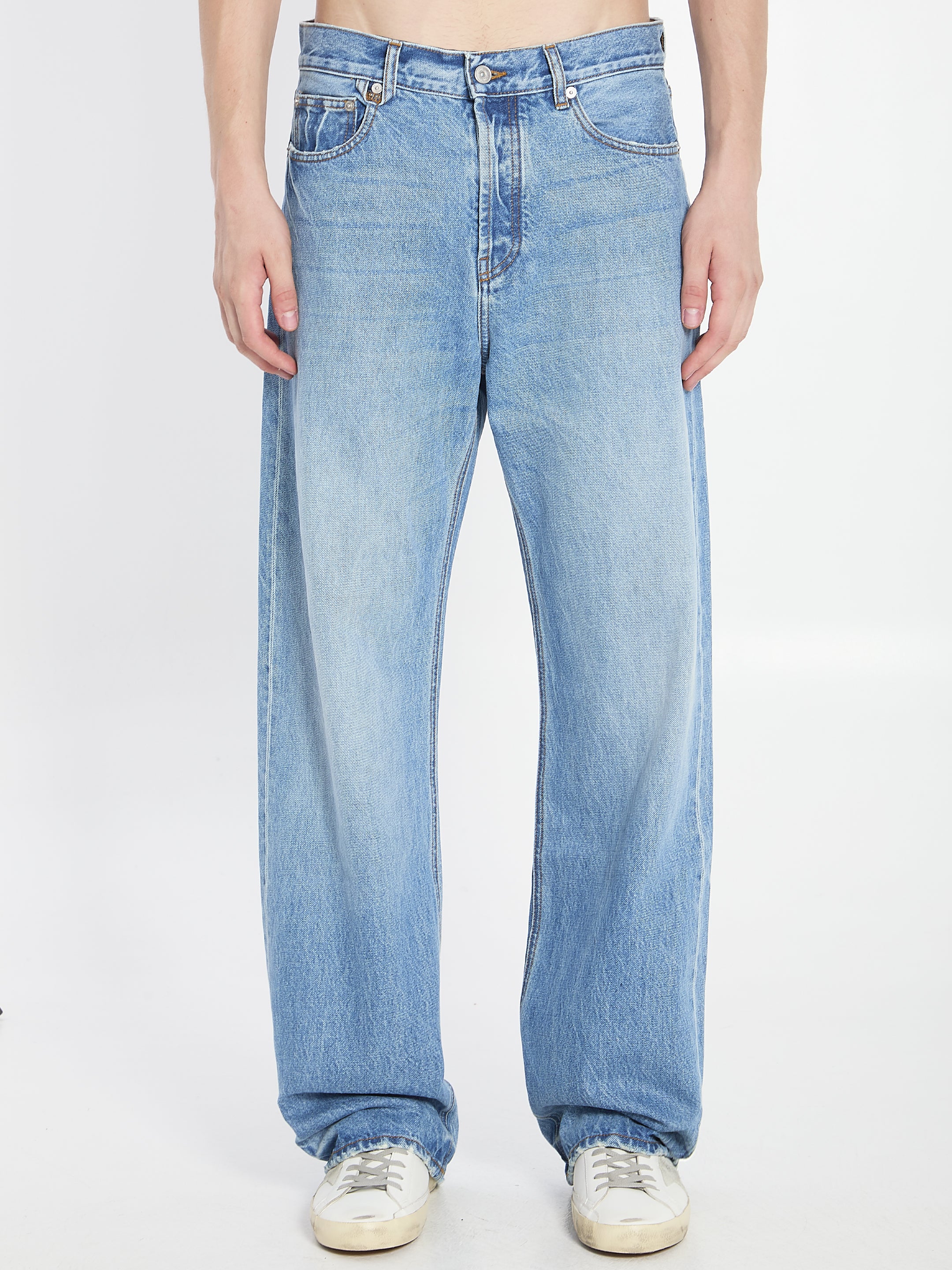 Denim Pants De-Nimes Droit