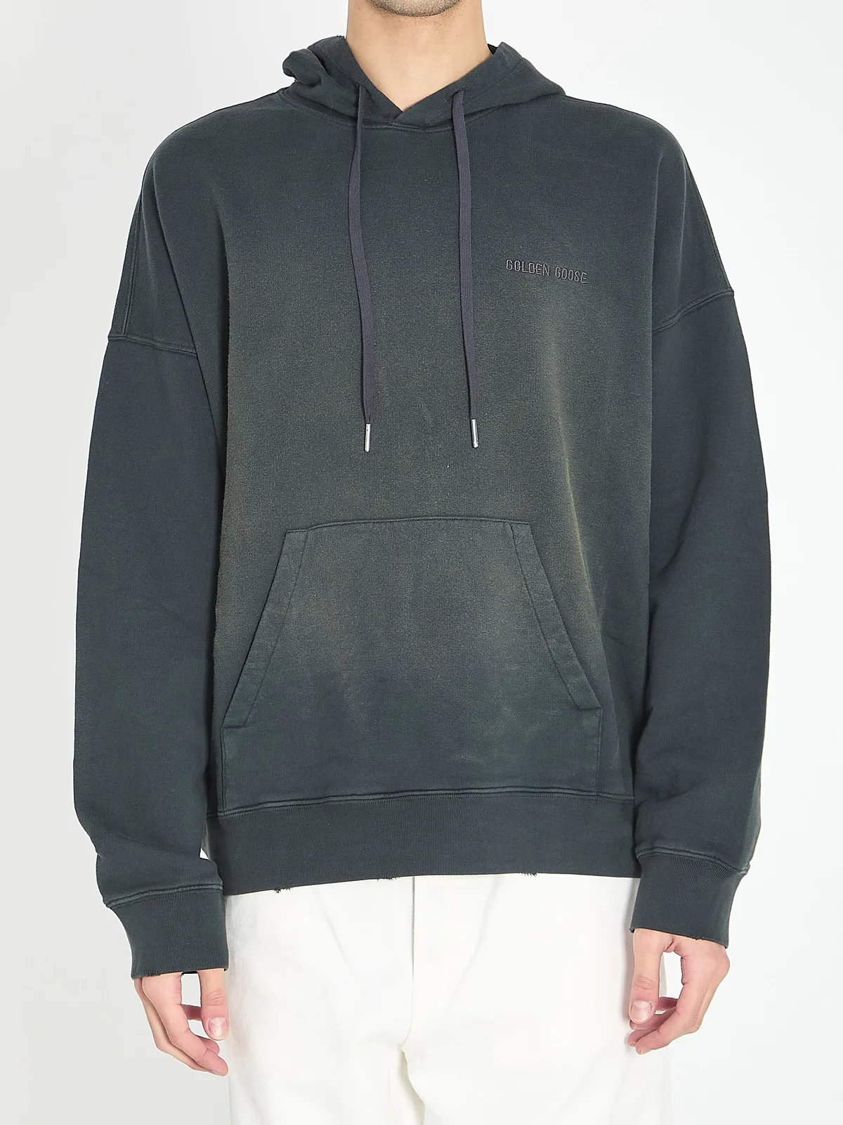 Sweatshirt With Bleached Effect