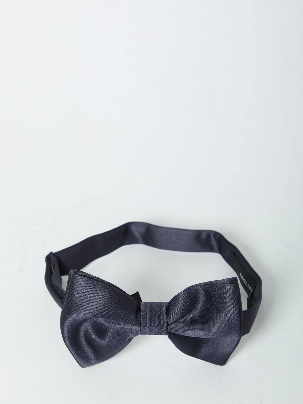 Tagliatore Adjustable Knotted Bow Tie In Blue
