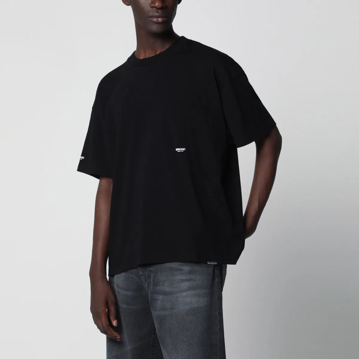 Represent Cotton Micro Owners Club T-shirt In Black