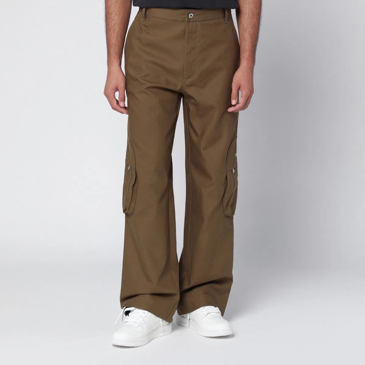 ™ Brown Cargo Trousers With Logo