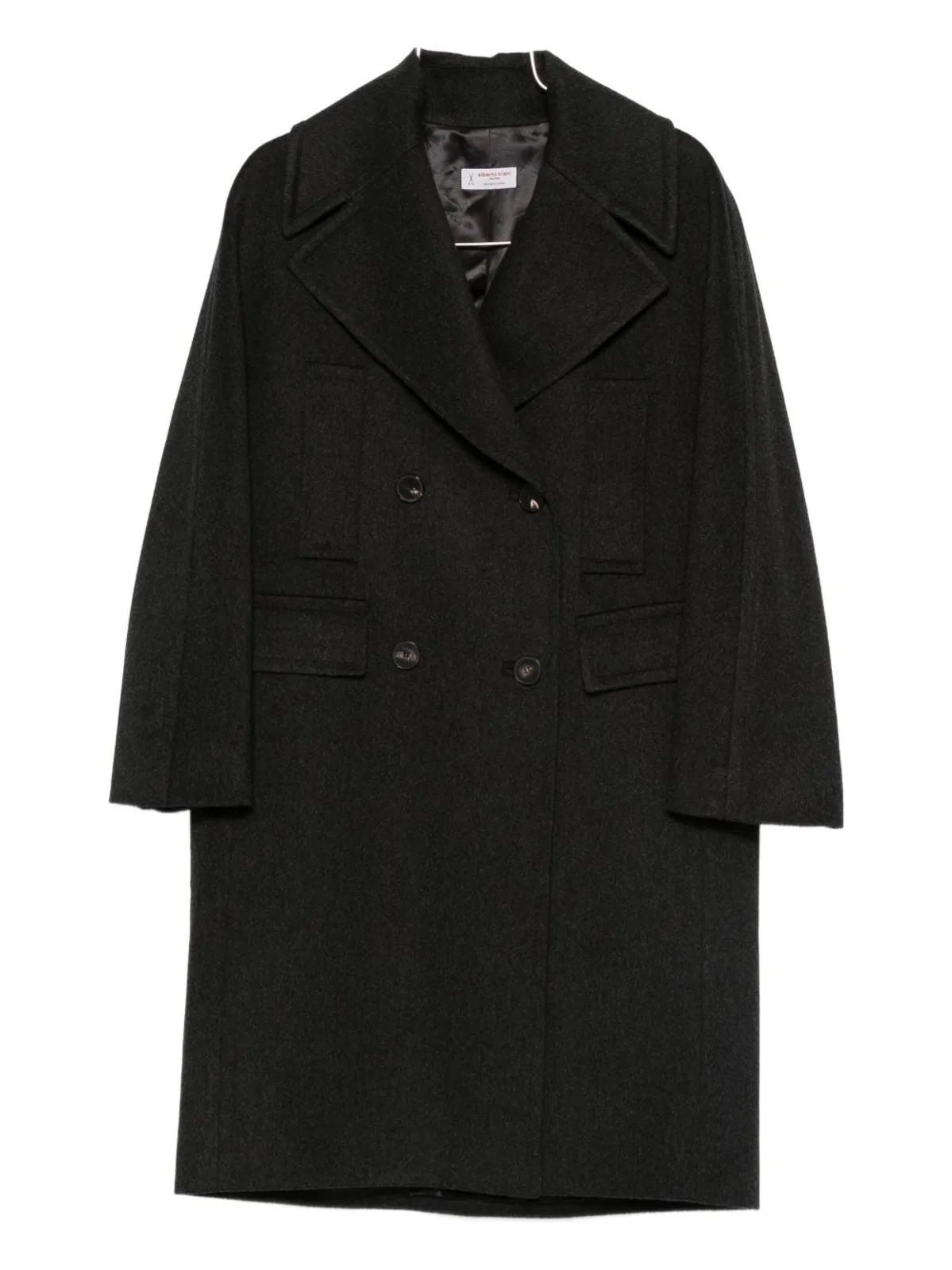 Wool Double-Breasted Coat