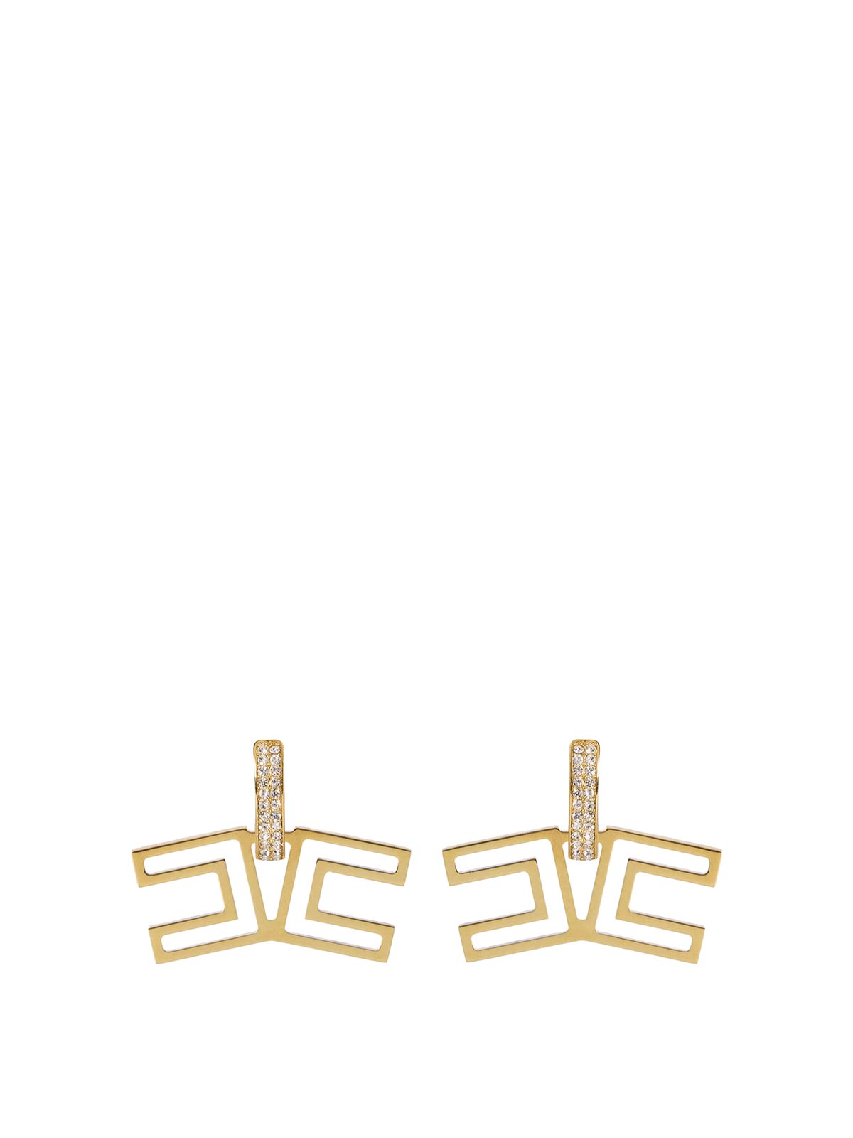 Gold Logo Earrings