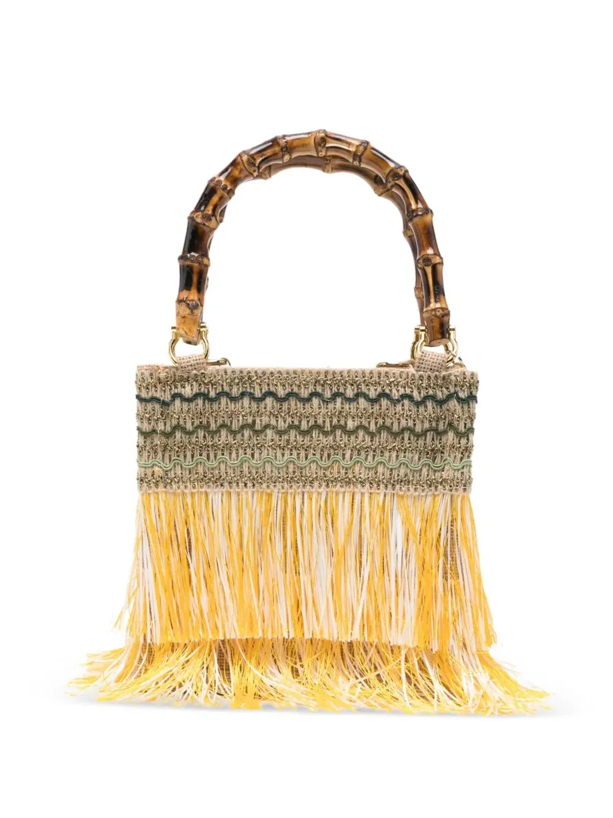 "Orchidea" Fringe Small Bag