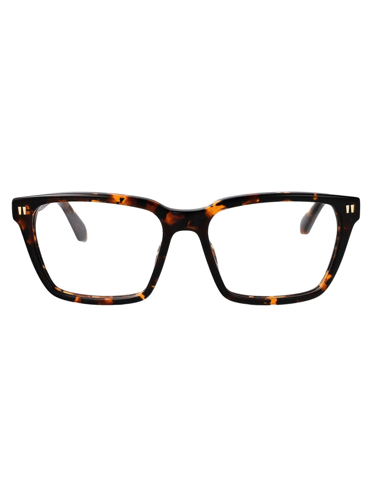 Off-white Shiny Havana Acetate Glasses