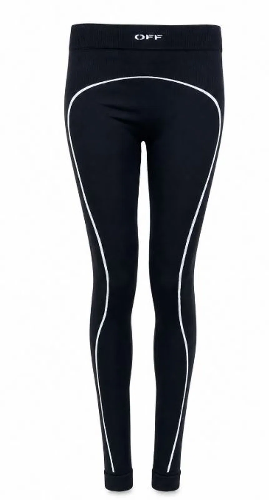 Off-white Black White Polyamide Trousers
