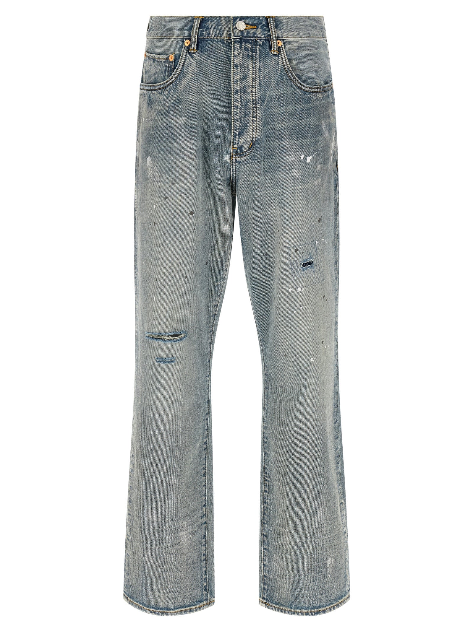 'P011 Vintage Slash Paint' Jeans