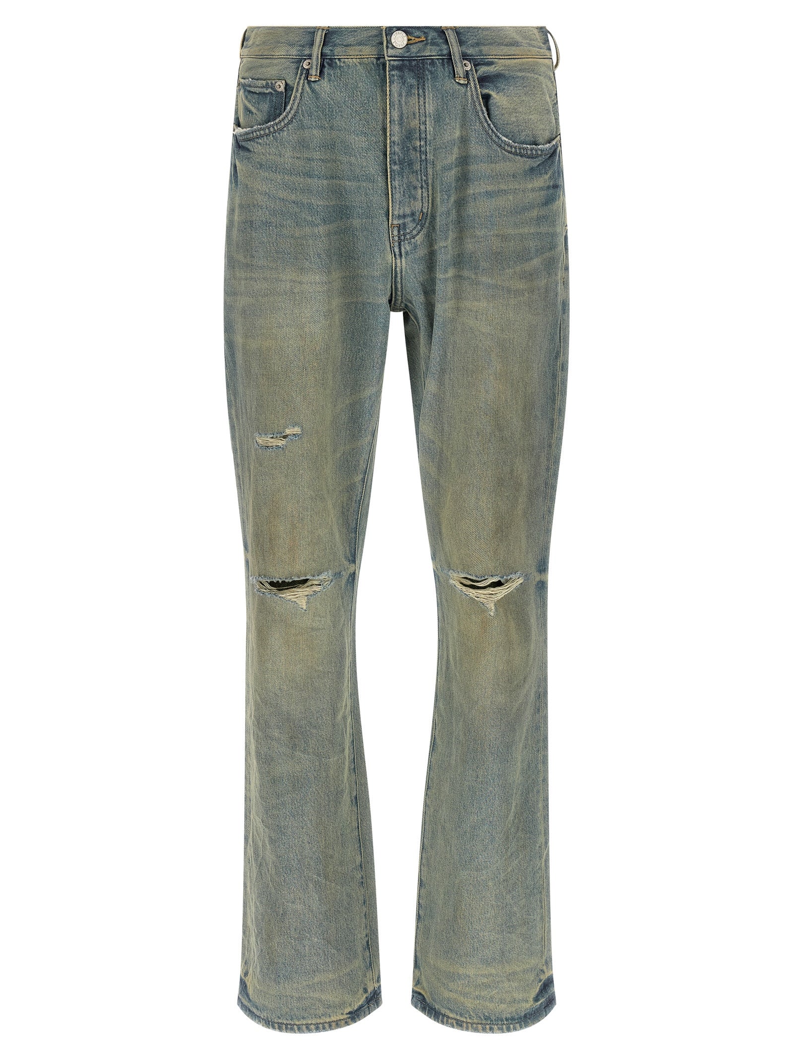 'P026 Dirty Fade Rip Boot' Jeans