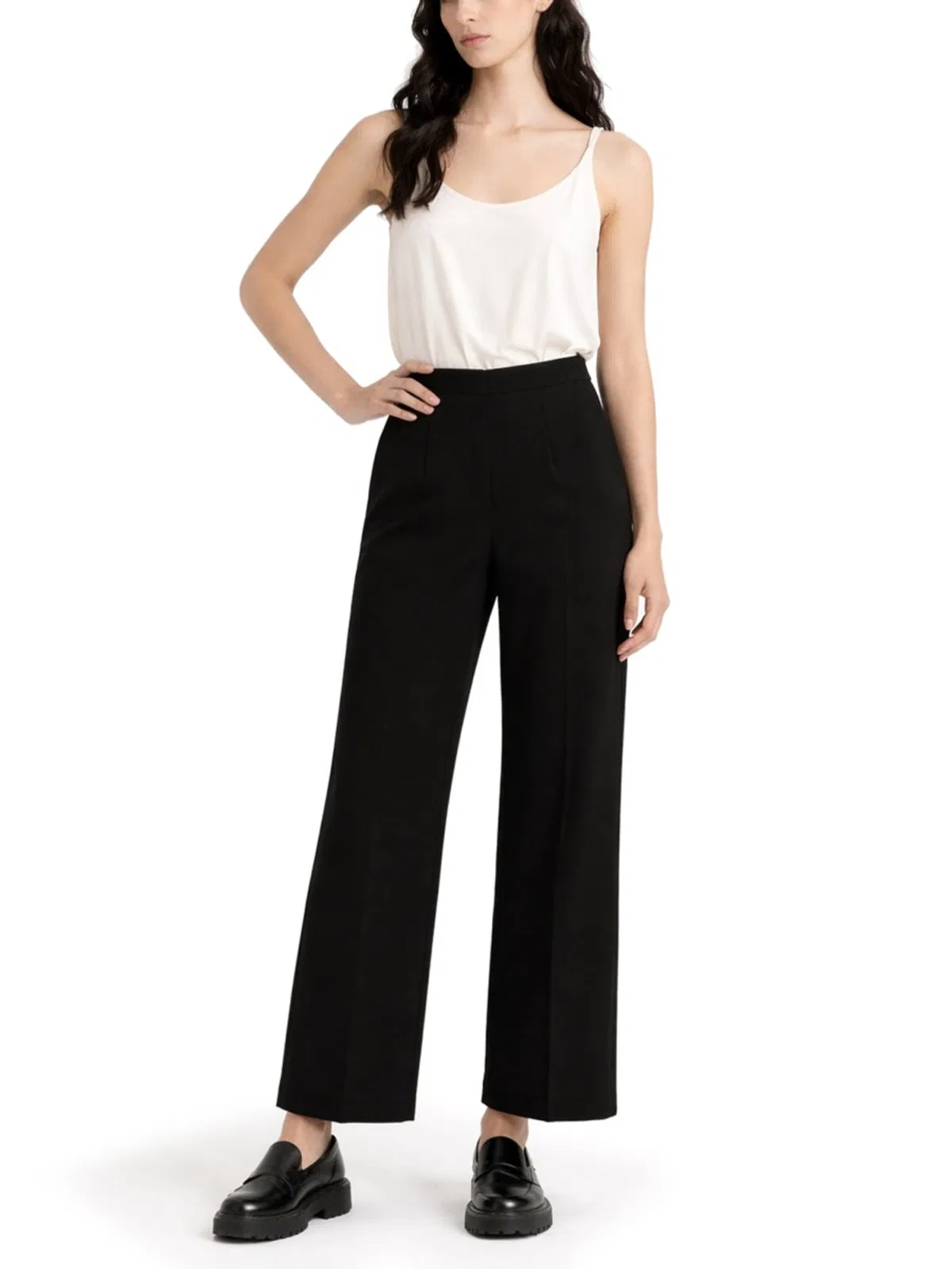 Theory Pants Fluid In Black