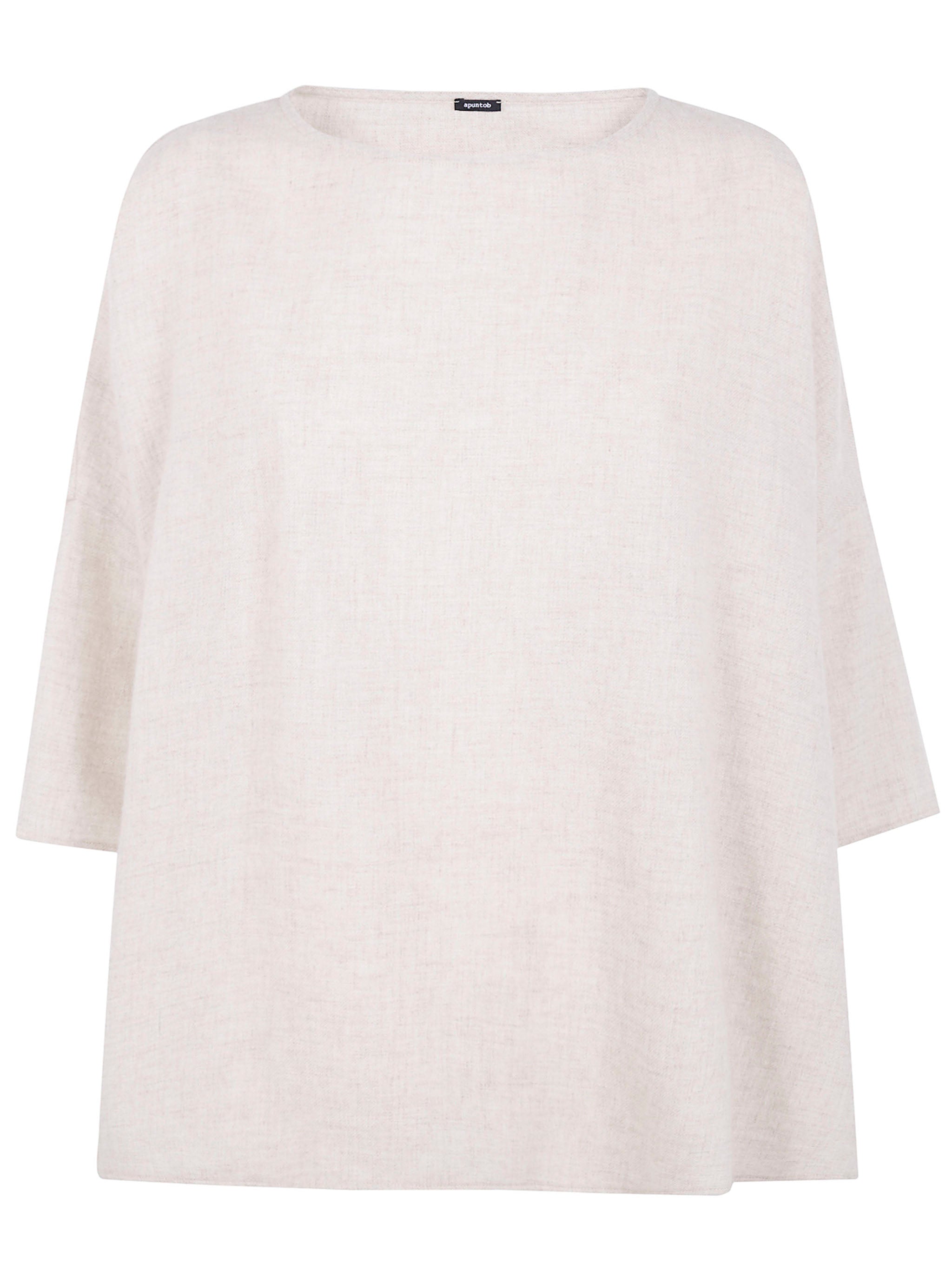 Boatneck Dropped Shoulder Loose Fit Blouse