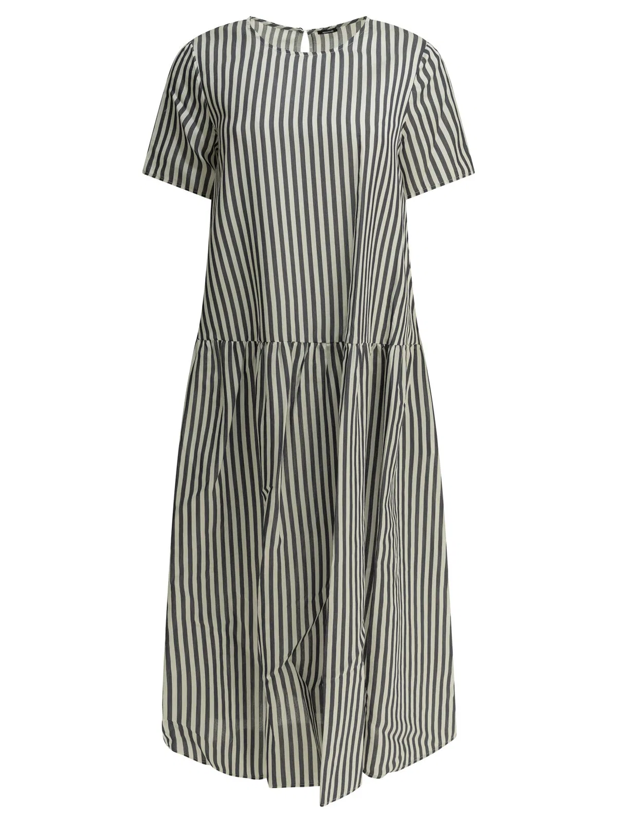 Black Cotton Silk Dress